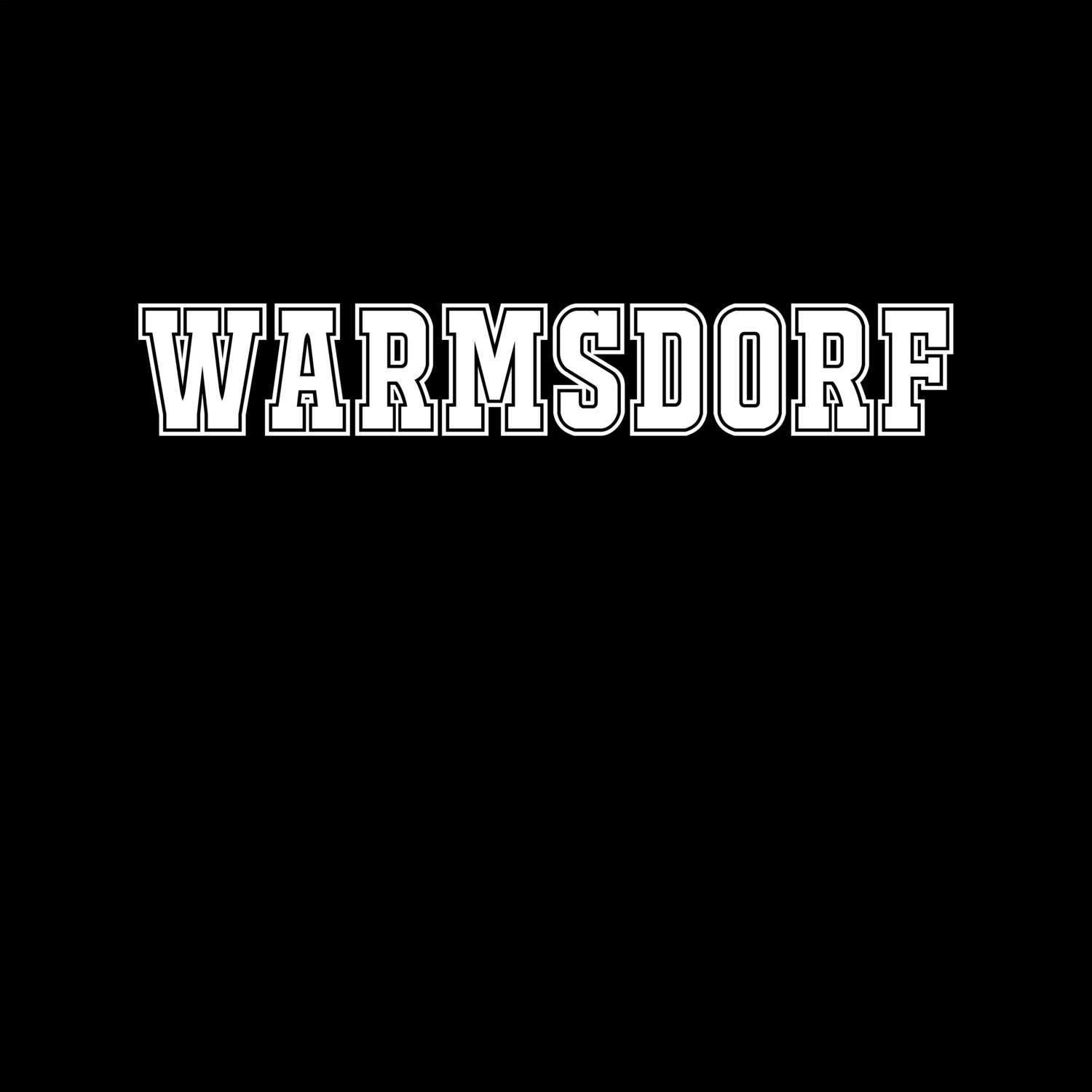 Warmsdorf T-Shirt »Classic«