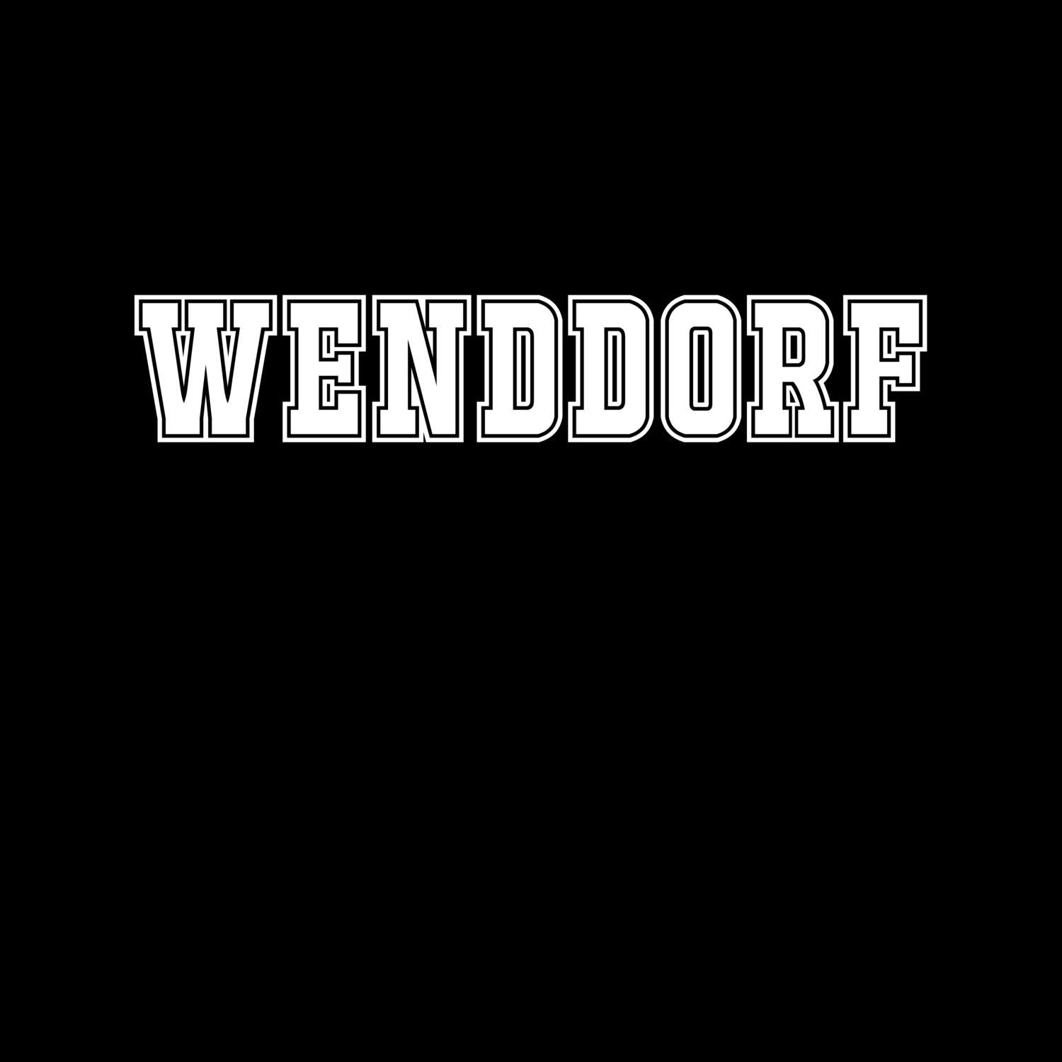 T-Shirt »Classic« für den Ort »Wenddorf«