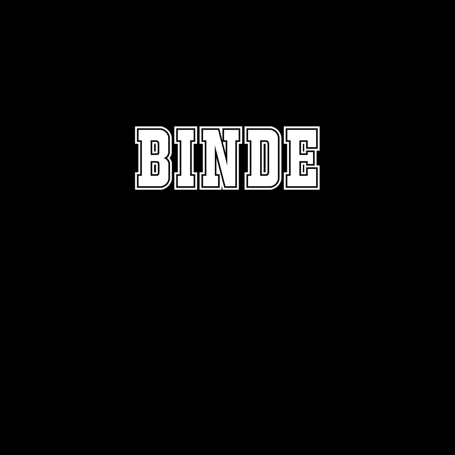 T-Shirt »Classic« für den Ort »Binde«