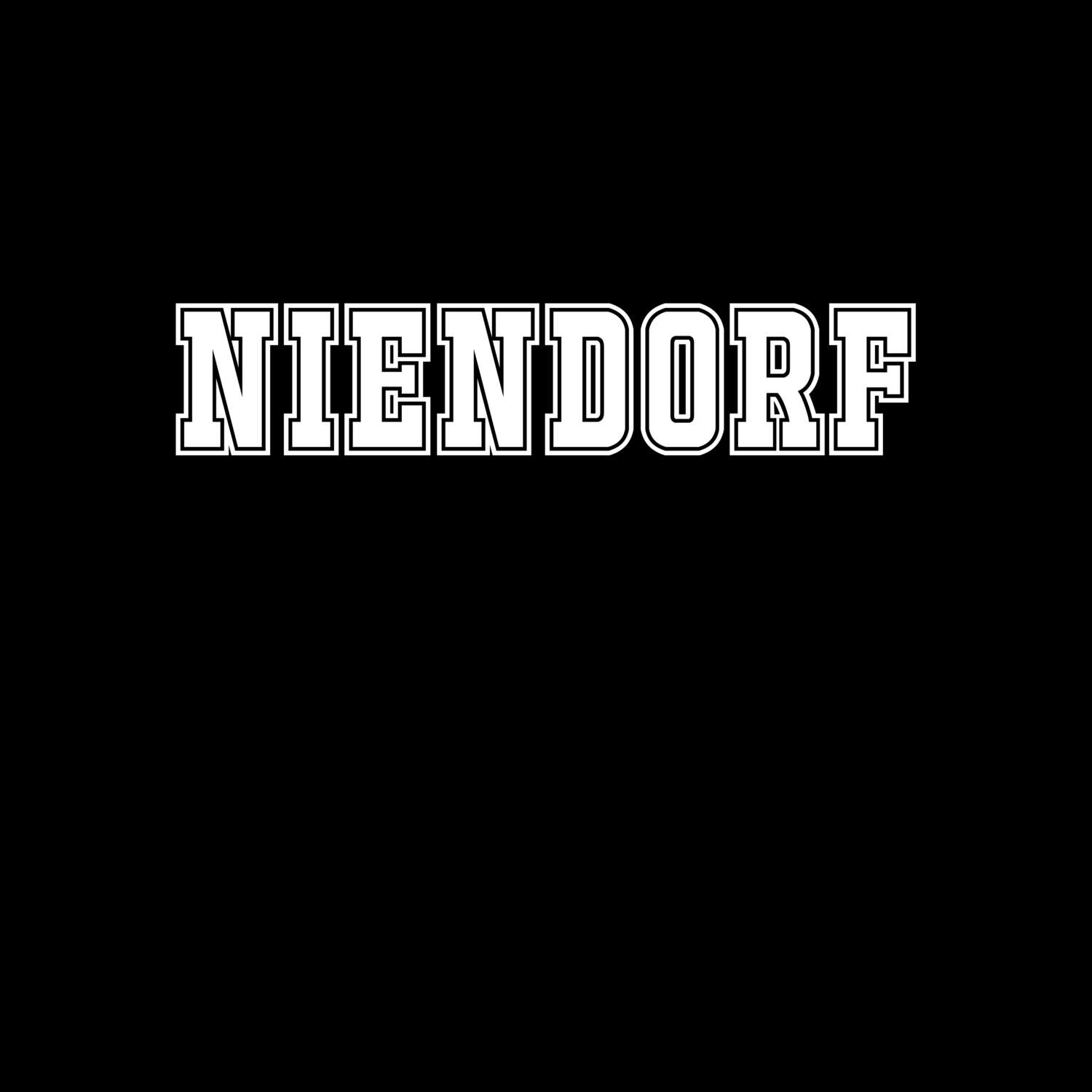 T-Shirt »Classic« für den Ort »Niendorf«