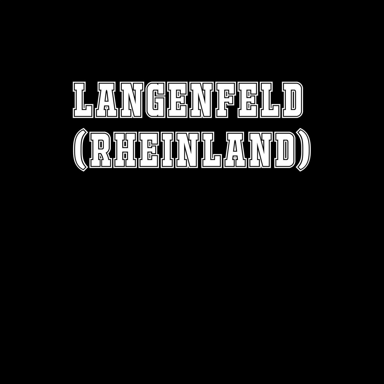 Langenfeld (Rheinland) T-Shirt »Classic«