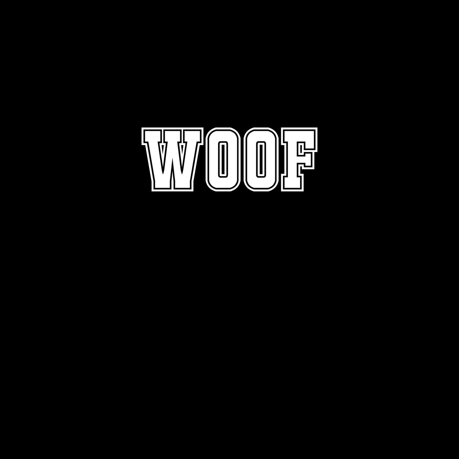 T-Shirt »Classic« für den Ort »Woof«