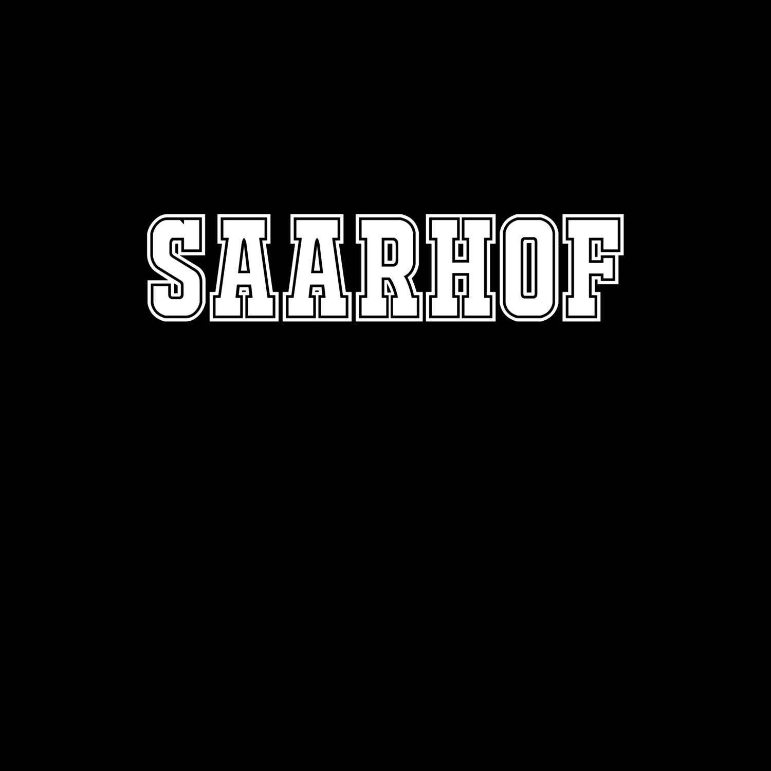 T-Shirt »Classic« für den Ort »Saarhof«