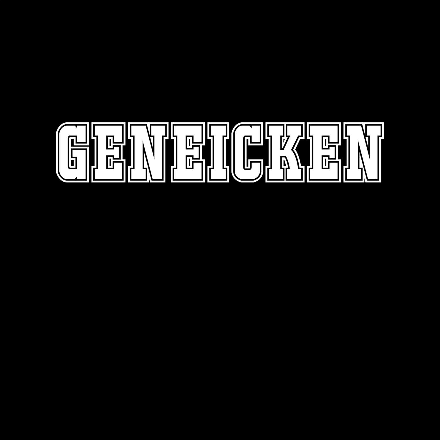 T-Shirt »Classic« für den Ort »Geneicken«