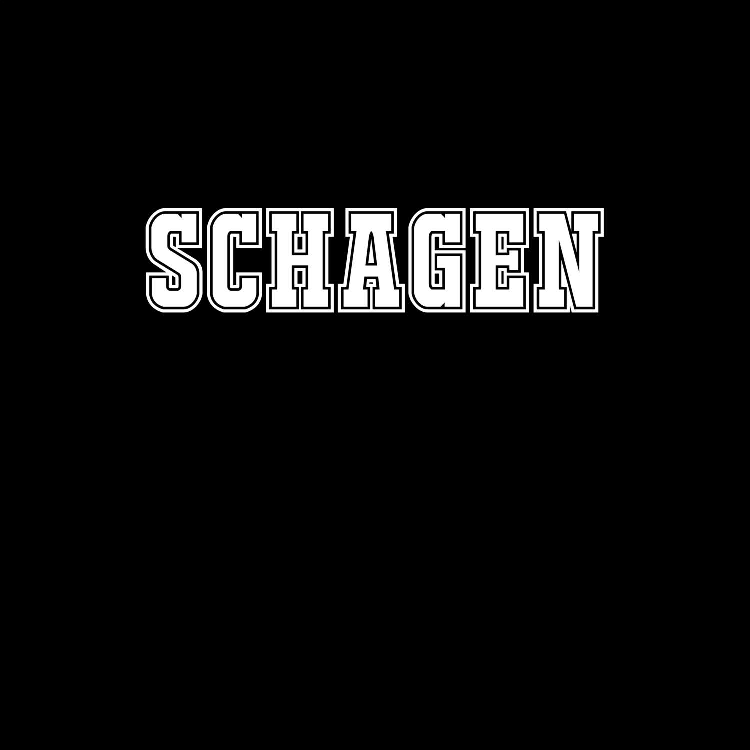 T-Shirt »Classic« für den Ort »Schagen«