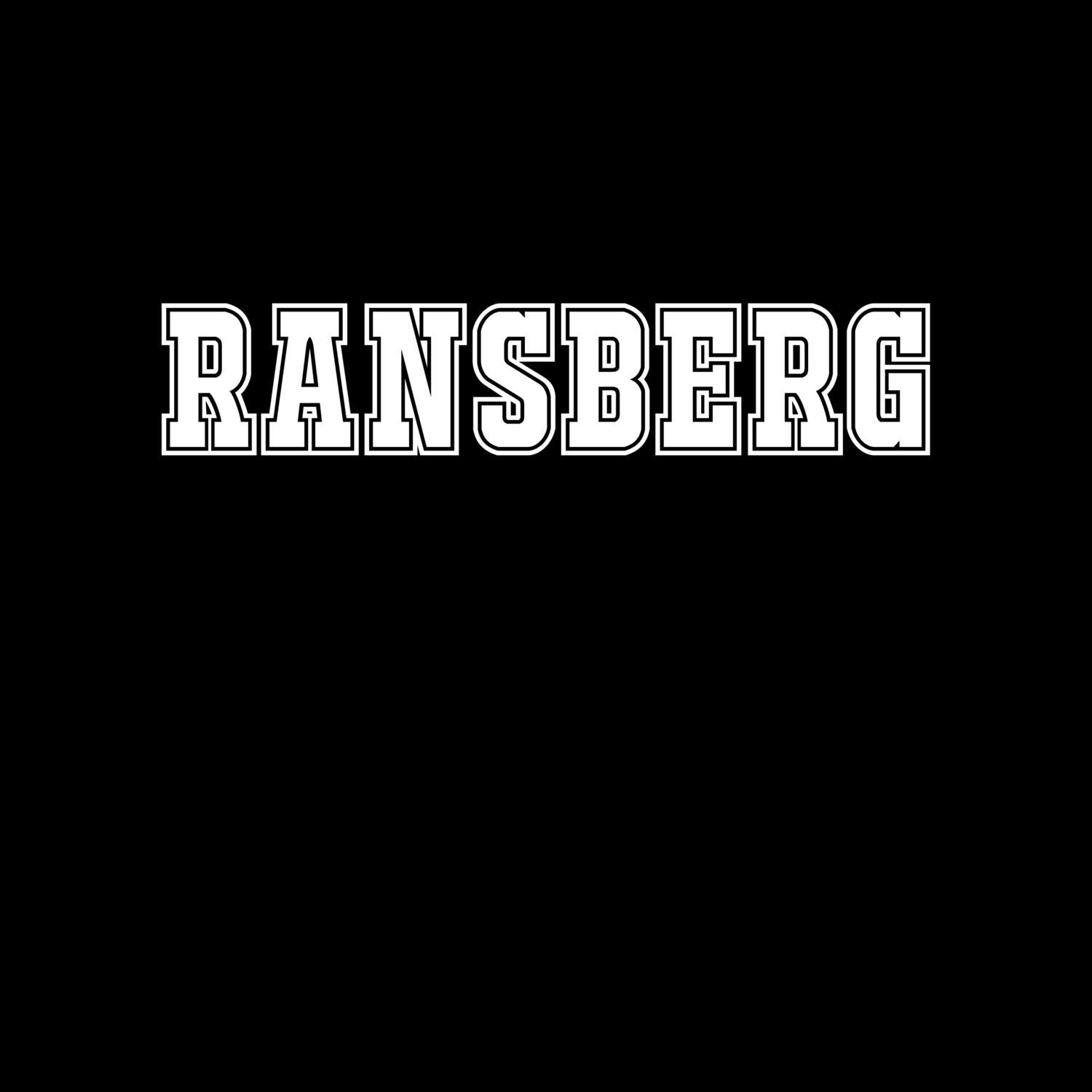 T-Shirt »Classic« für den Ort »Ransberg«