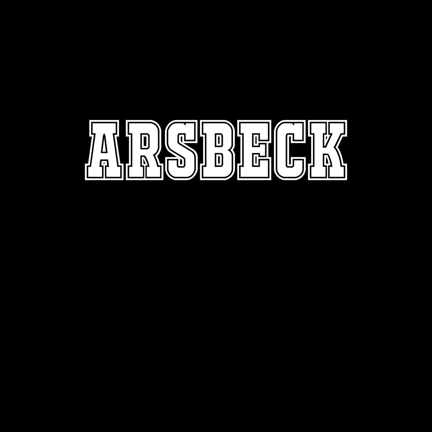 T-Shirt »Classic« für den Ort »Arsbeck«