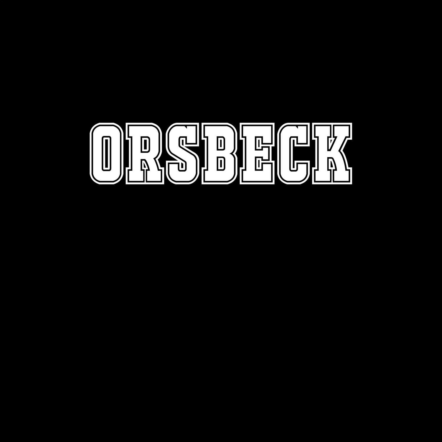 T-Shirt »Classic« für den Ort »Orsbeck«