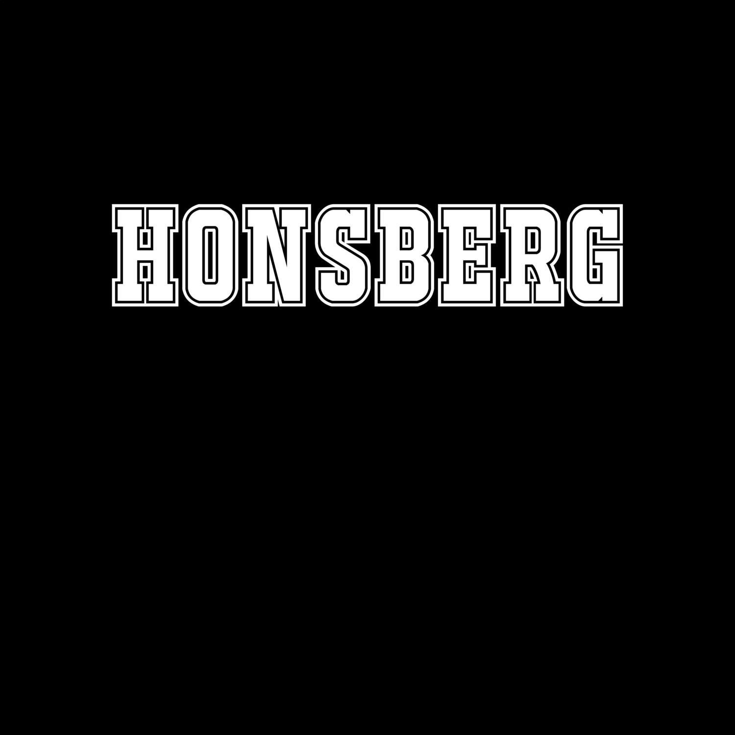 T-Shirt »Classic« für den Ort »Honsberg«