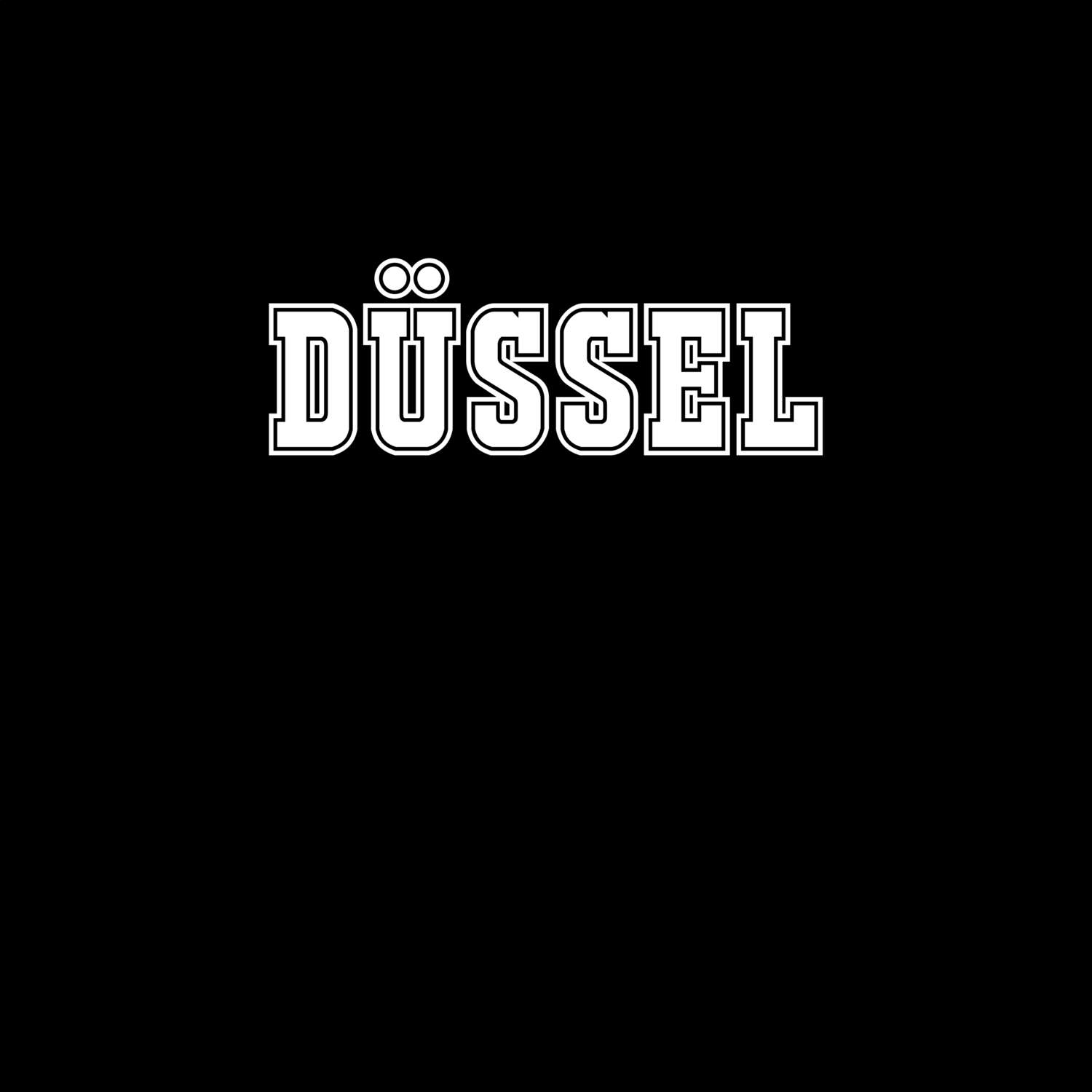 T-Shirt »Classic« für den Ort »Düssel«