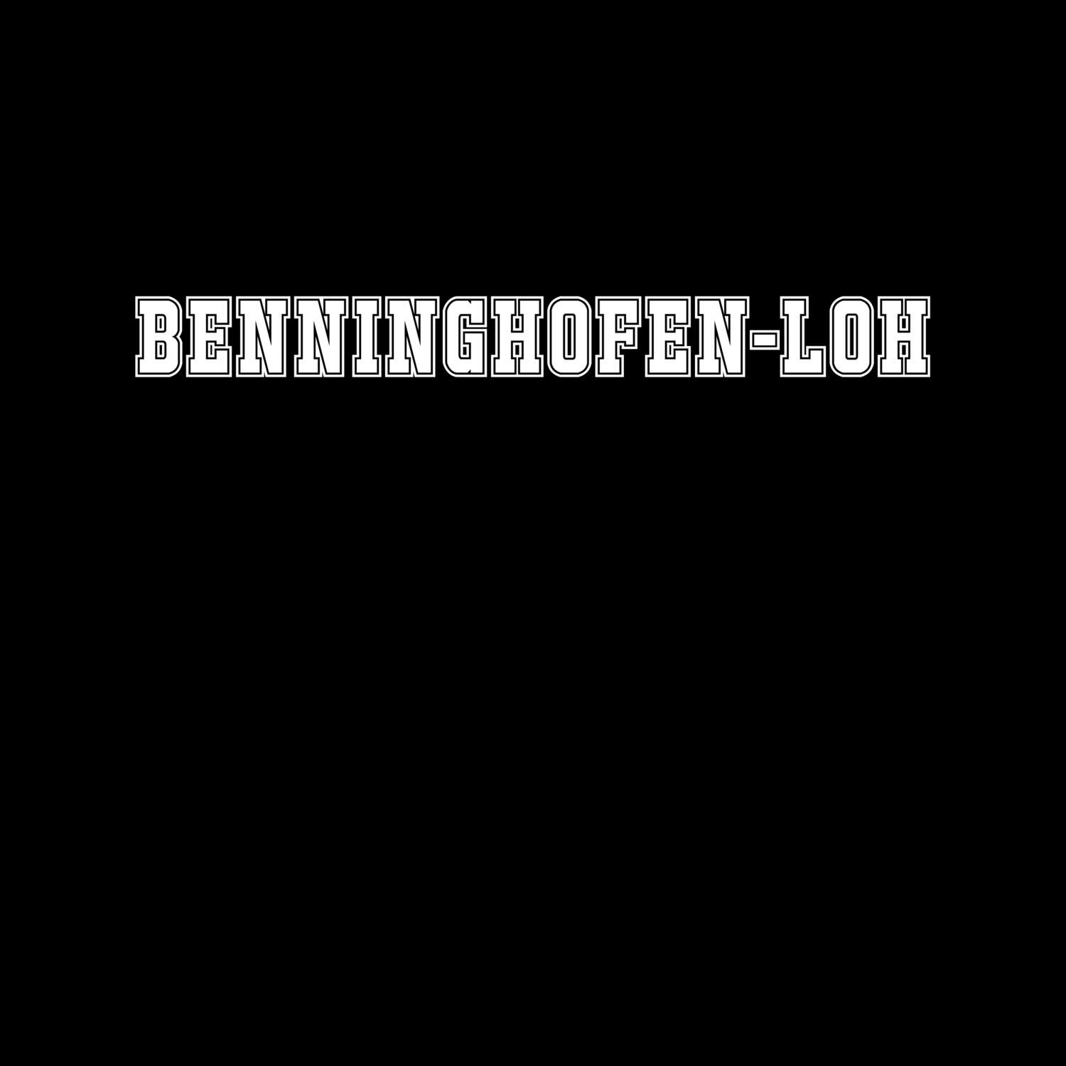 T-Shirt »Classic« für den Ort »Benninghofen-Loh«