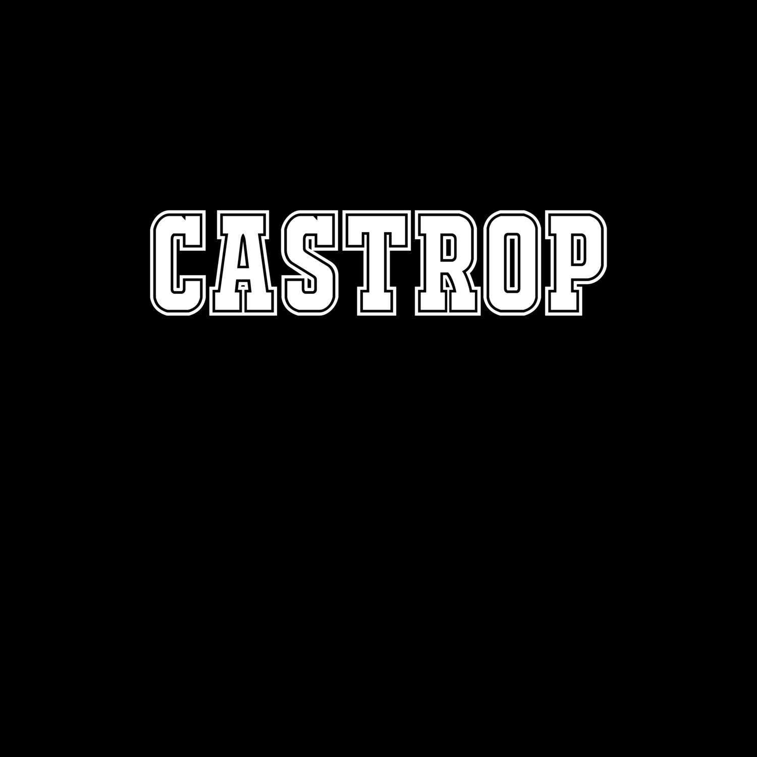 T-Shirt »Classic« für den Ort »Castrop«