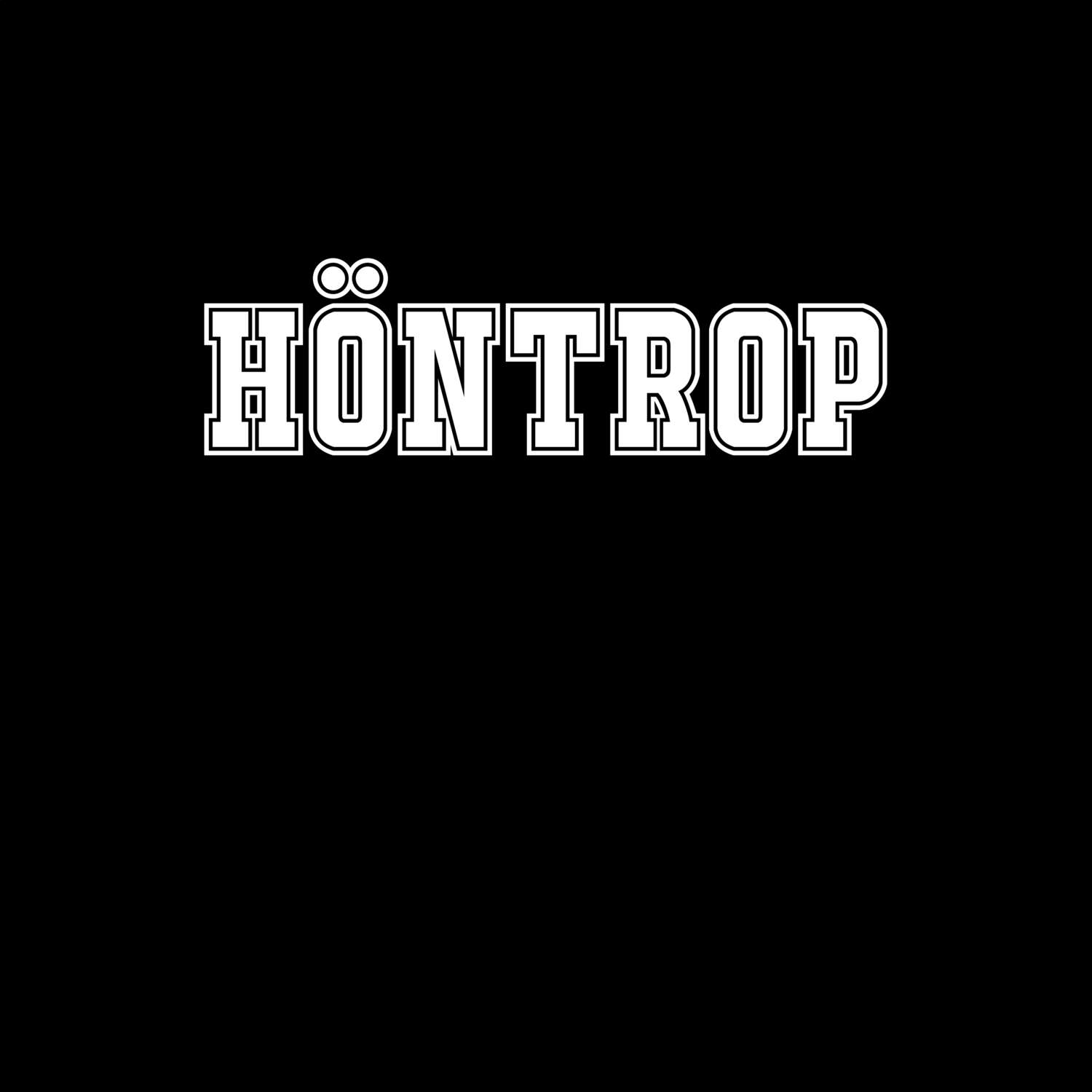 T-Shirt »Classic« für den Ort »Höntrop«