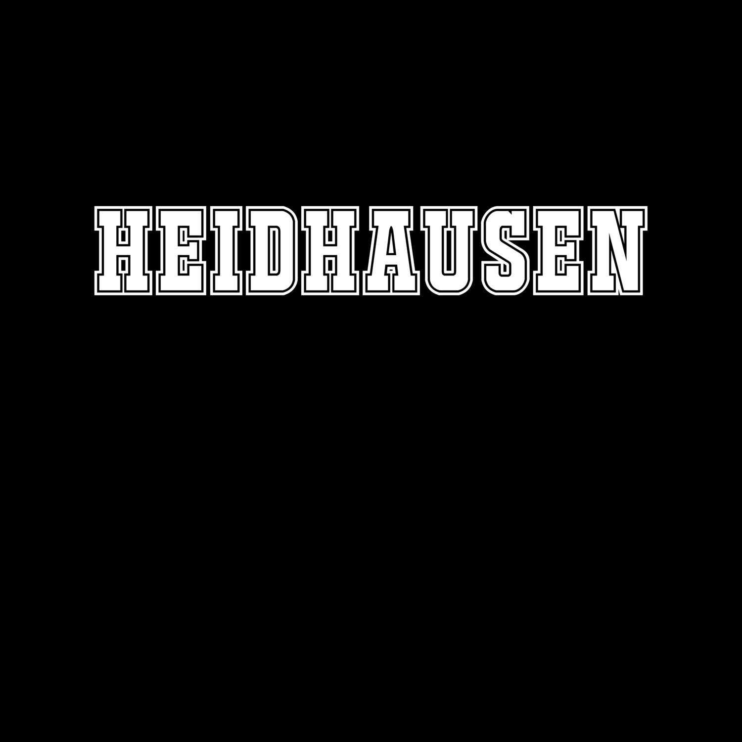 T-Shirt »Classic« für den Ort »Heidhausen«