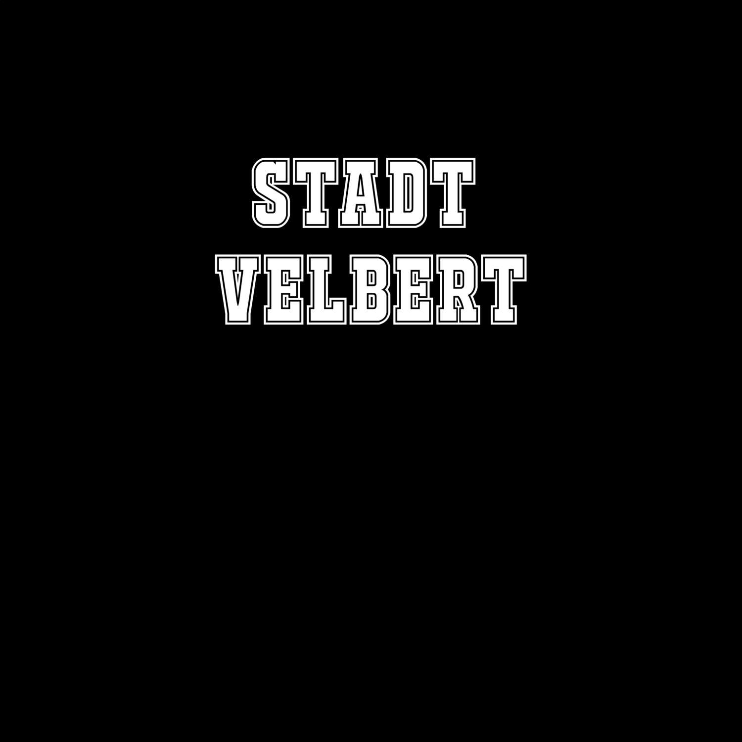 T-Shirt »Classic« für den Ort »Stadt Velbert«