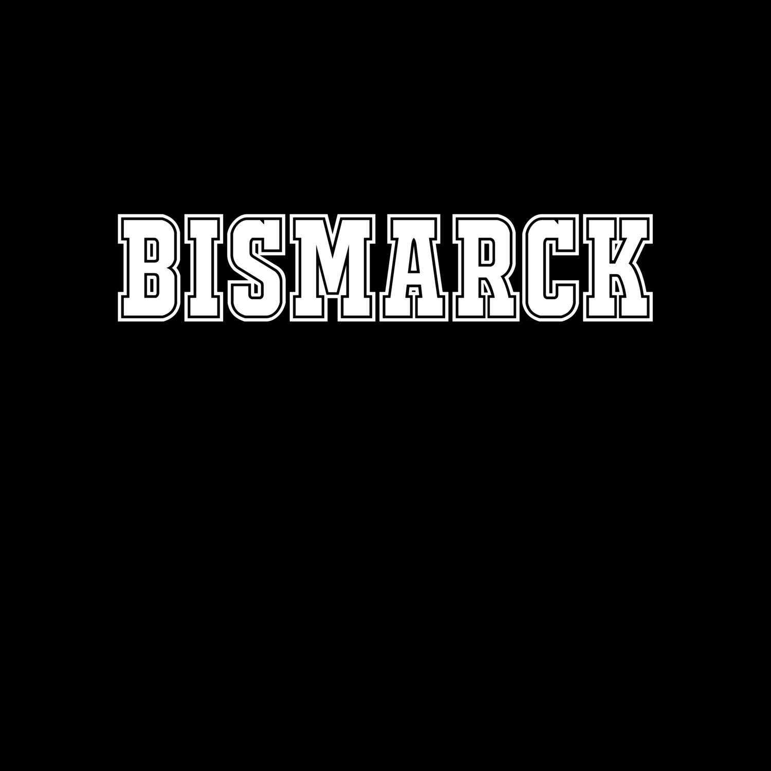 T-Shirt »Classic« für den Ort »Bismarck«