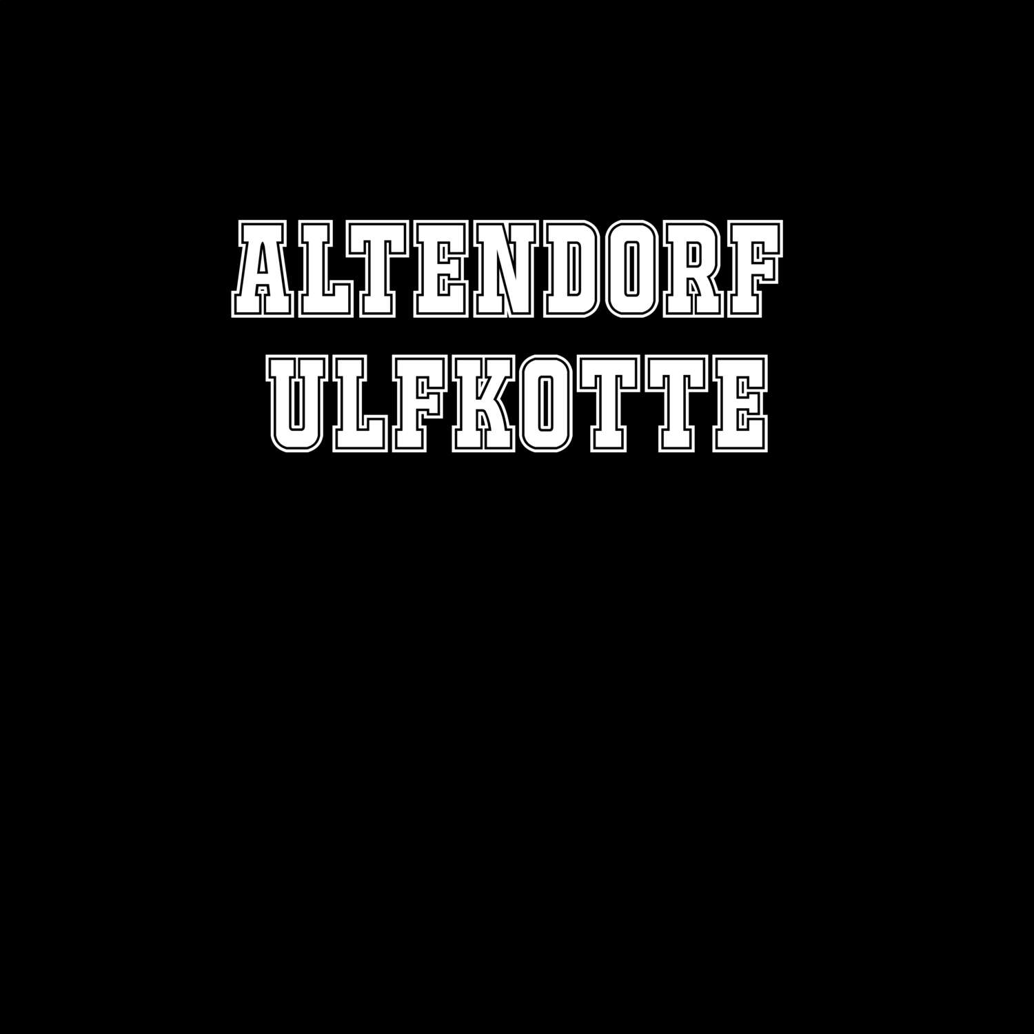 T-Shirt »Classic« für den Ort »Altendorf Ulfkotte«