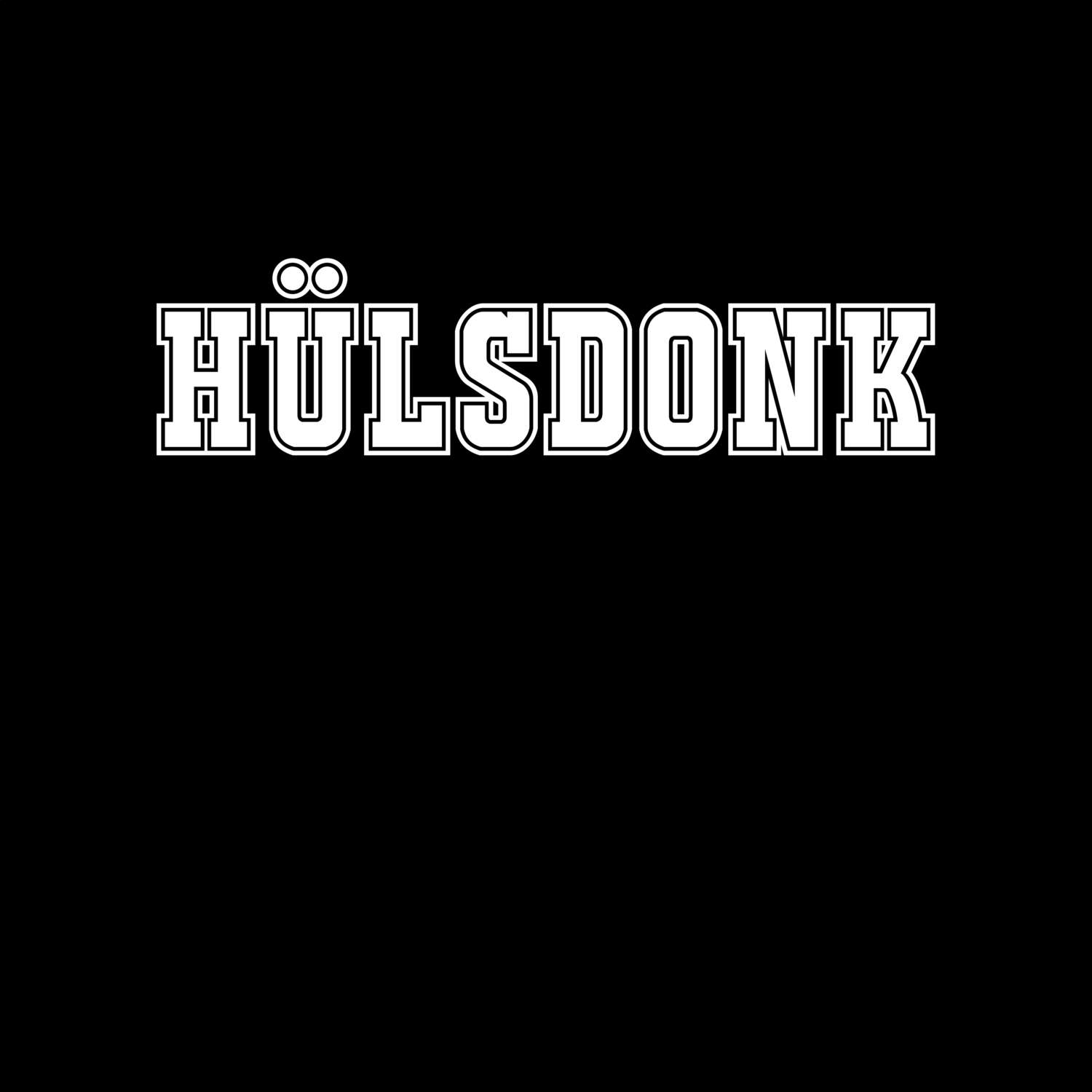 T-Shirt »Classic« für den Ort »Hülsdonk«