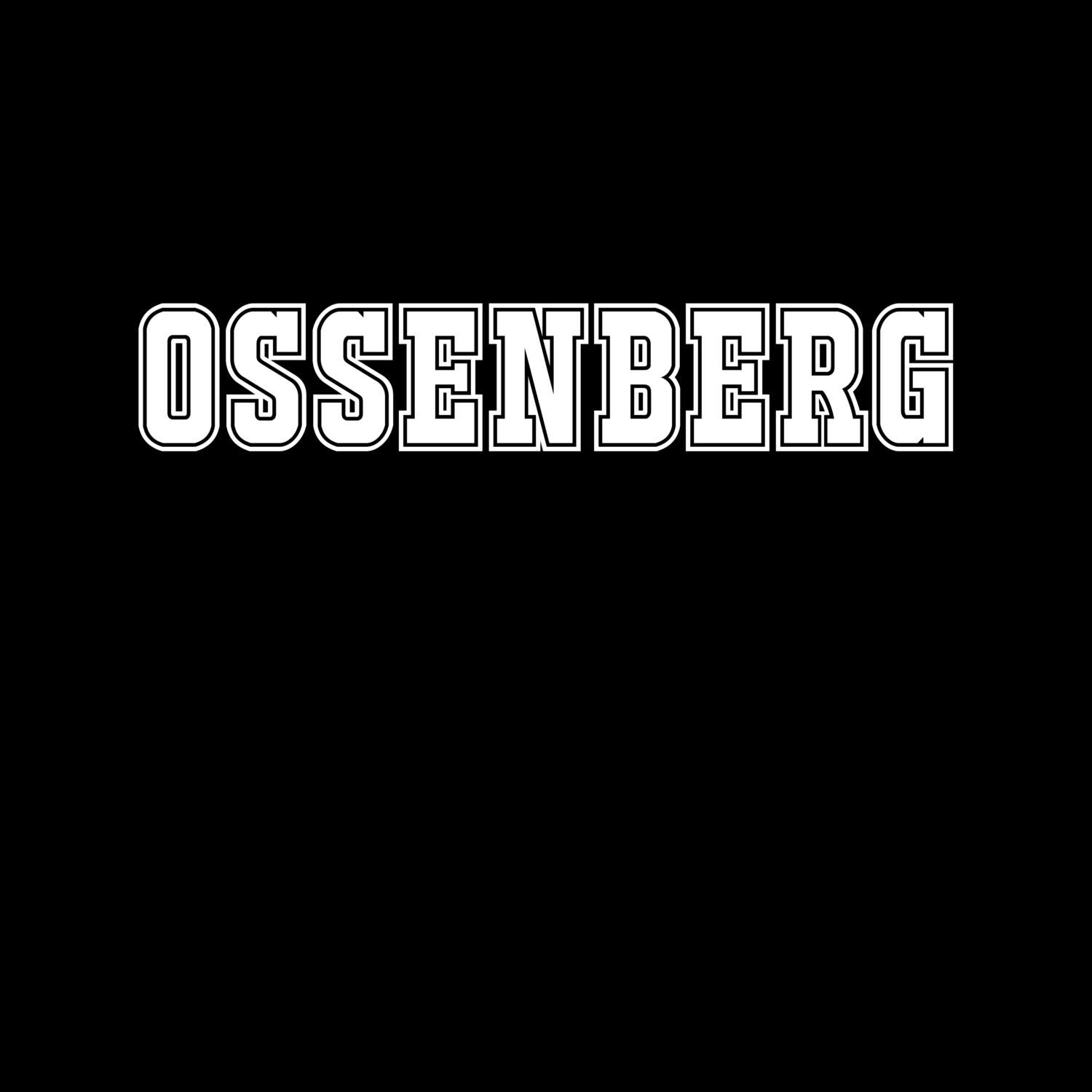 T-Shirt »Classic« für den Ort »Ossenberg«