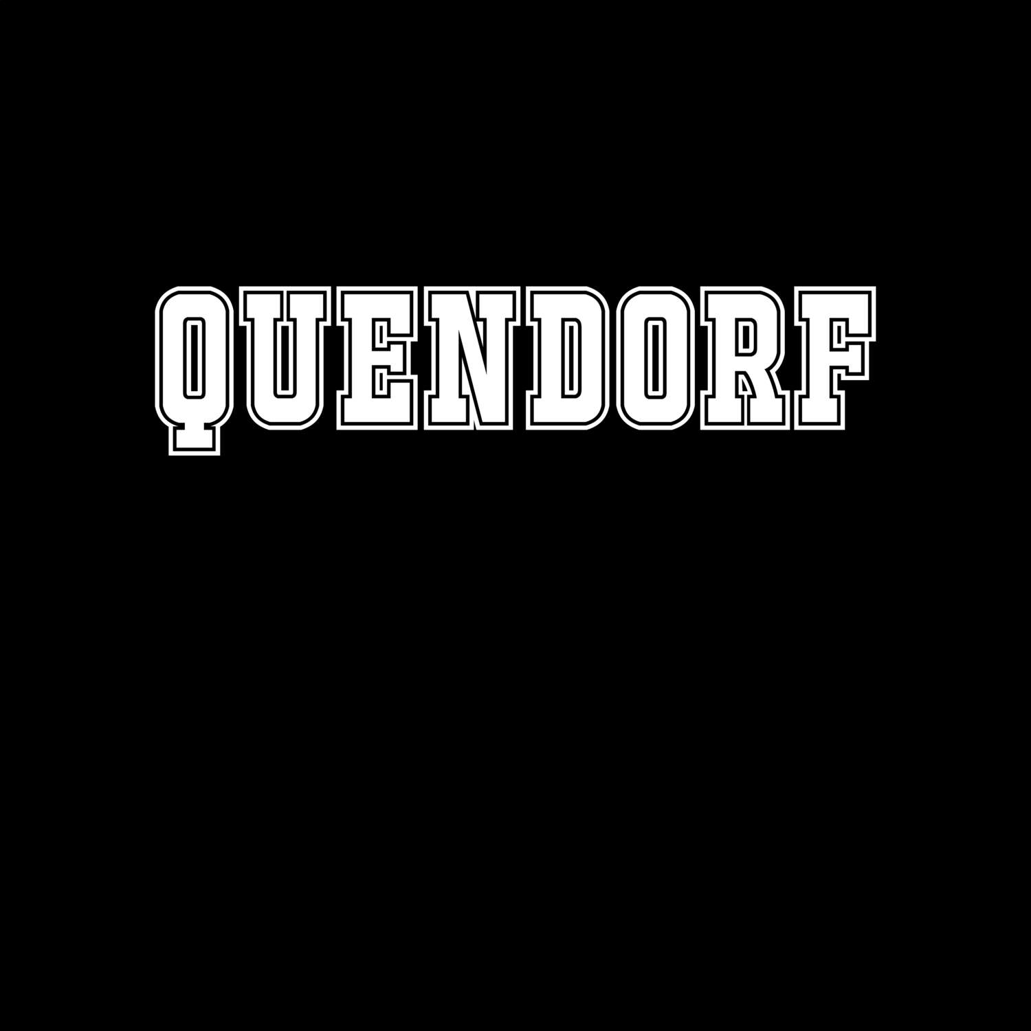 T-Shirt »Classic« für den Ort »Quendorf«