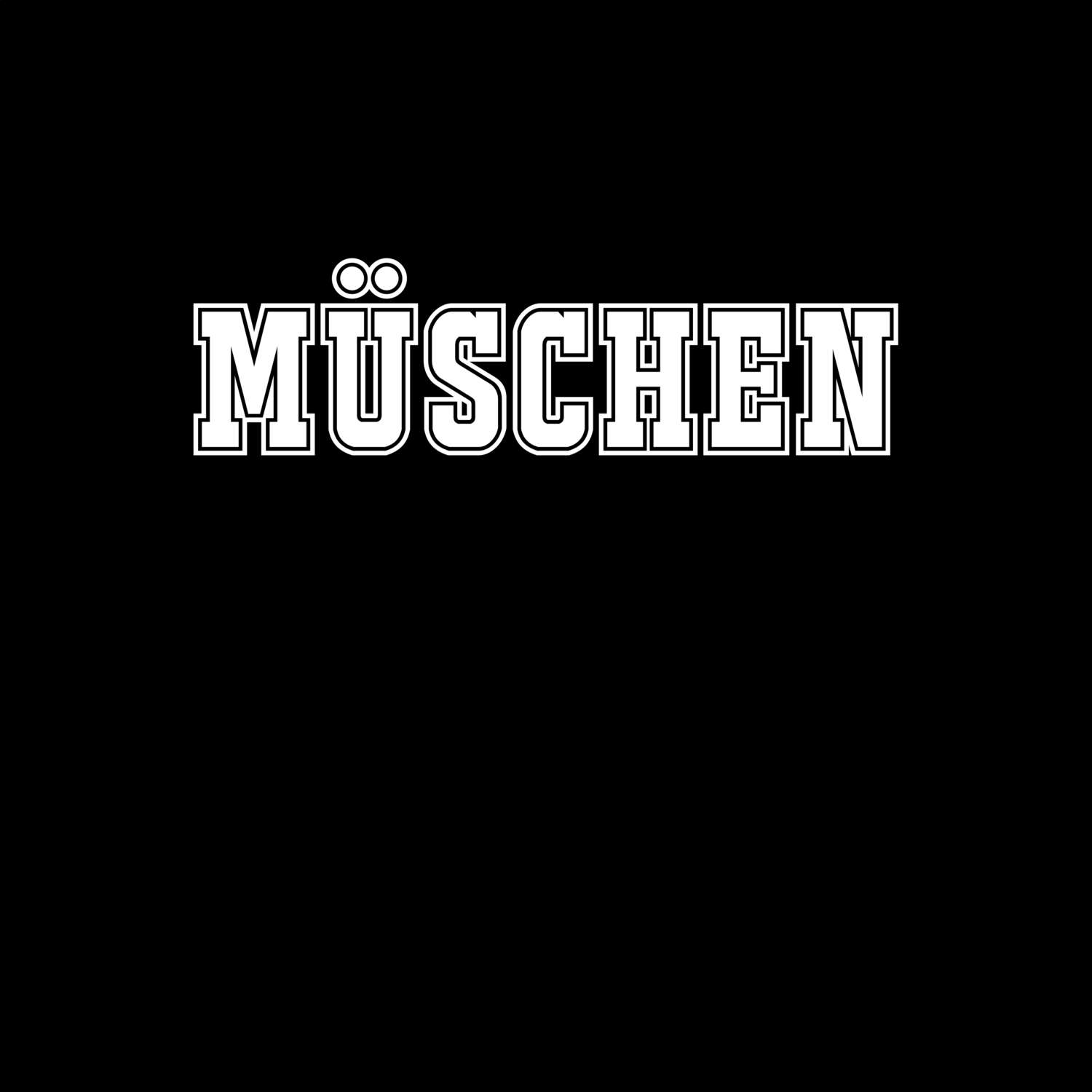 T-Shirt »Classic« für den Ort »Müschen«