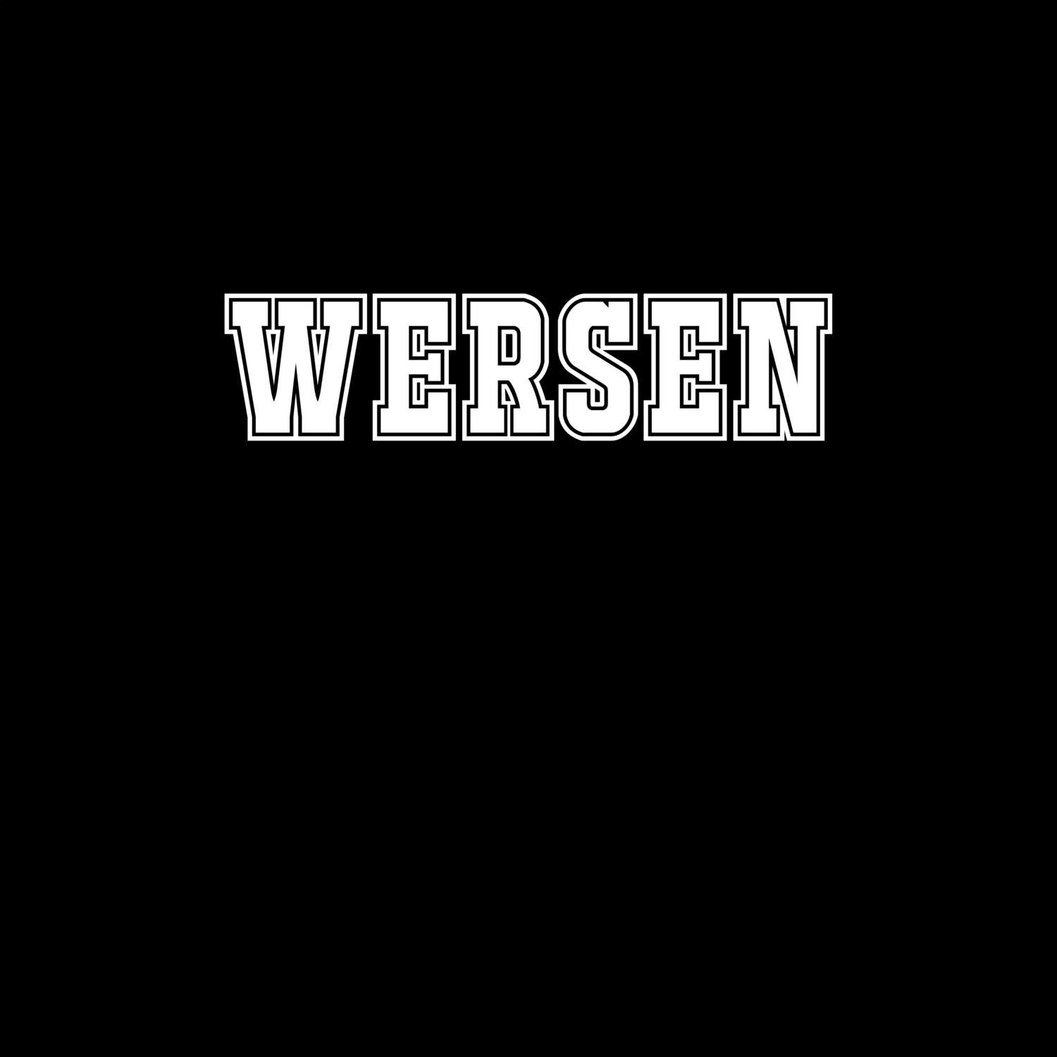 T-Shirt »Classic« für den Ort »Wersen«