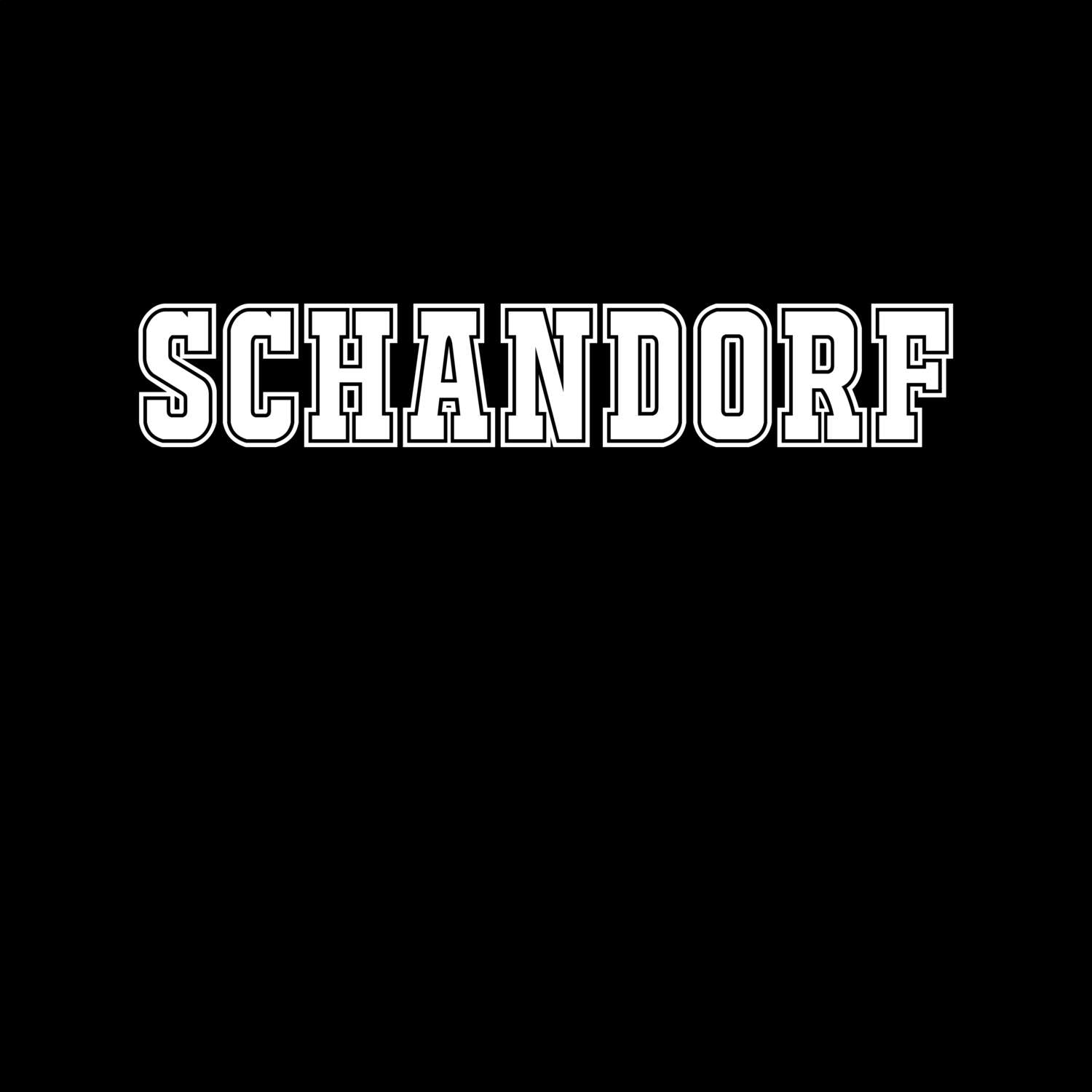 T-Shirt »Classic« für den Ort »Schandorf«