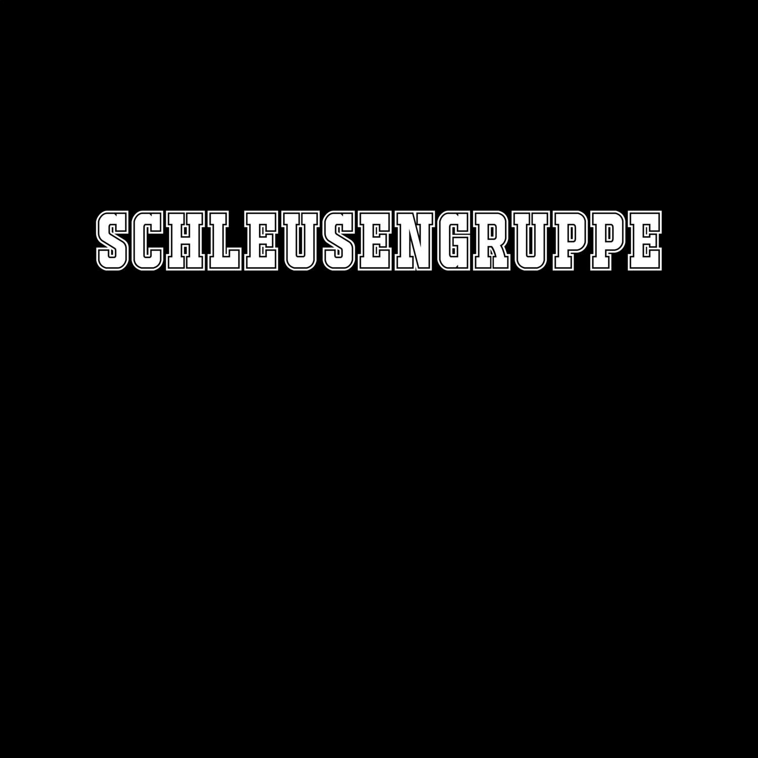 T-Shirt »Classic« für den Ort »Schleusengruppe«