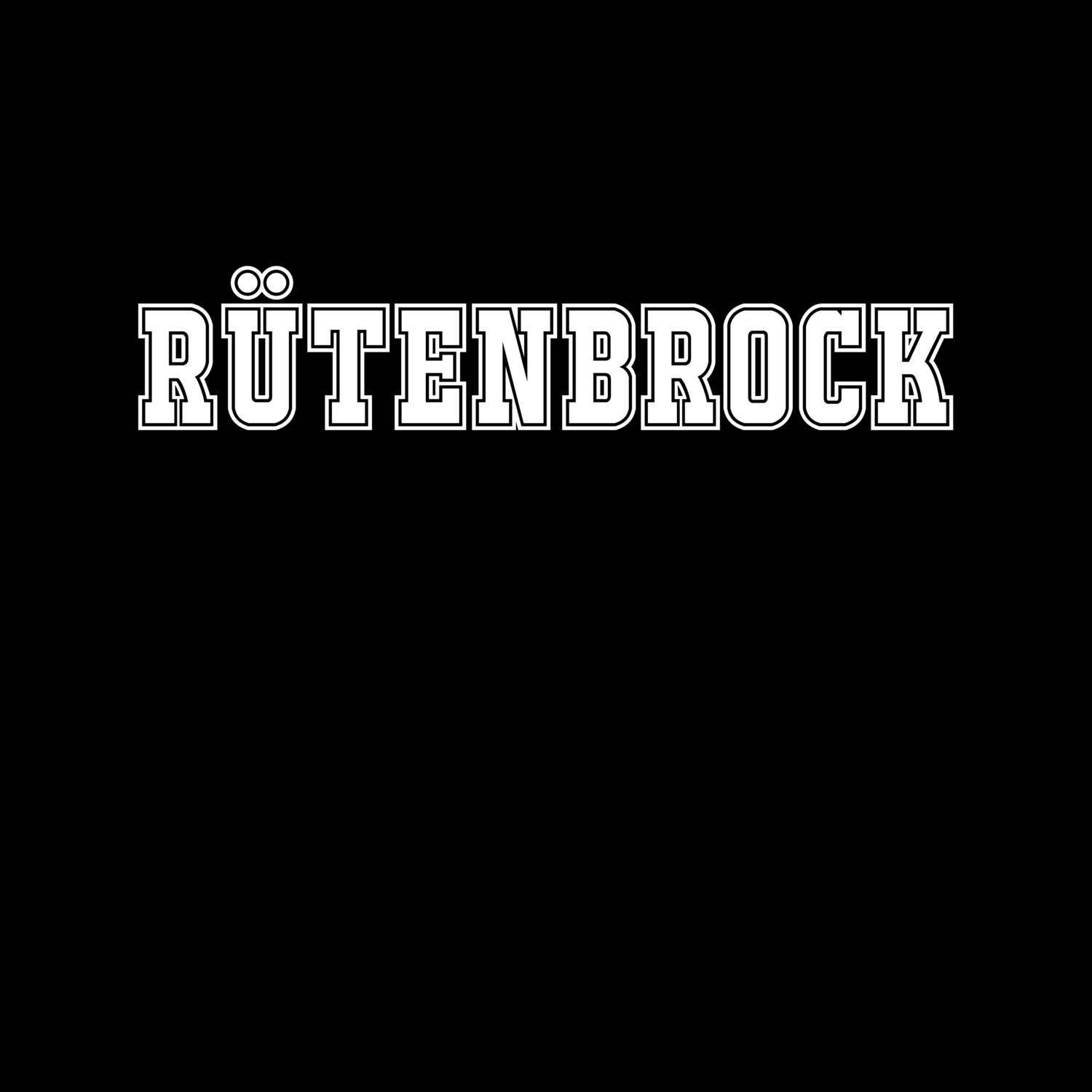 T-Shirt »Classic« für den Ort »Rütenbrock«