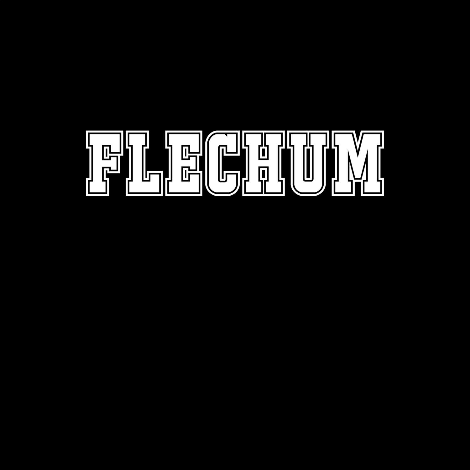 T-Shirt »Classic« für den Ort »Flechum«