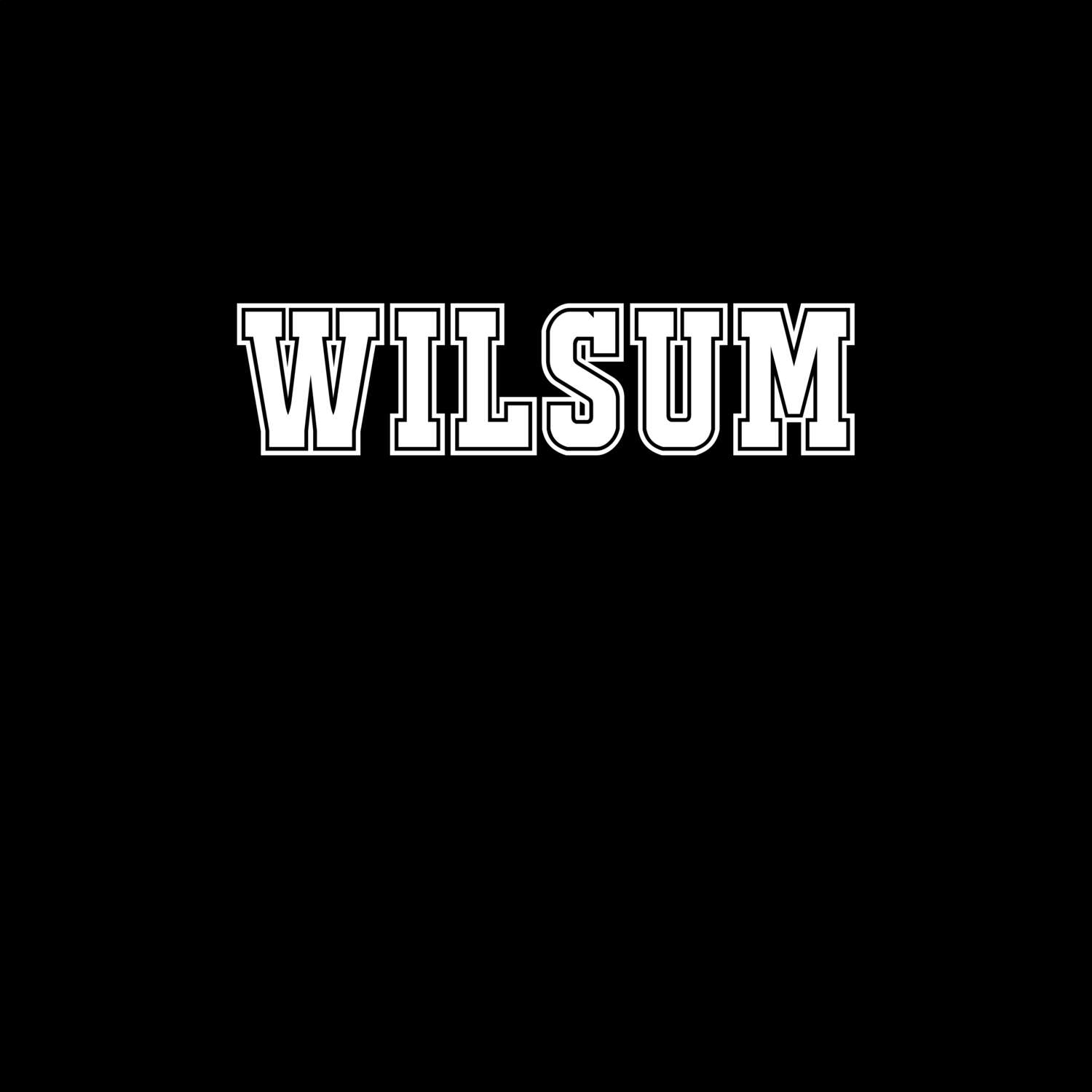 T-Shirt »Classic« für den Ort »Wilsum«