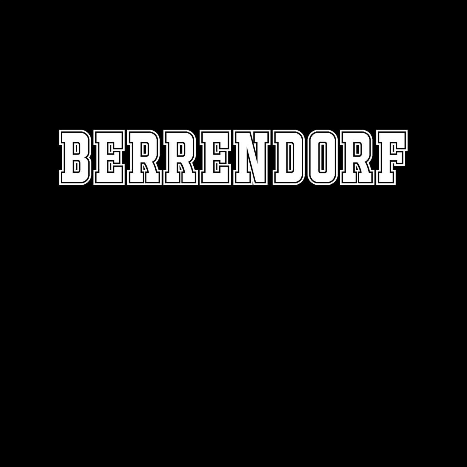 T-Shirt »Classic« für den Ort »Berrendorf«