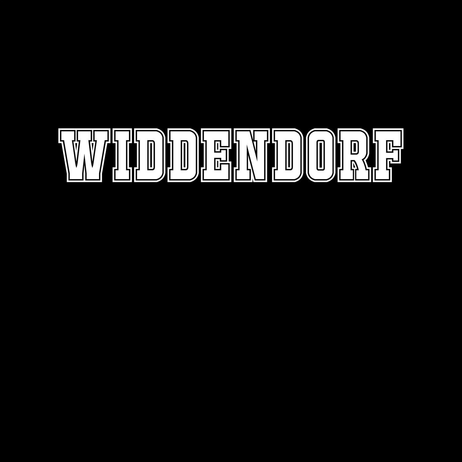 T-Shirt »Classic« für den Ort »Widdendorf«