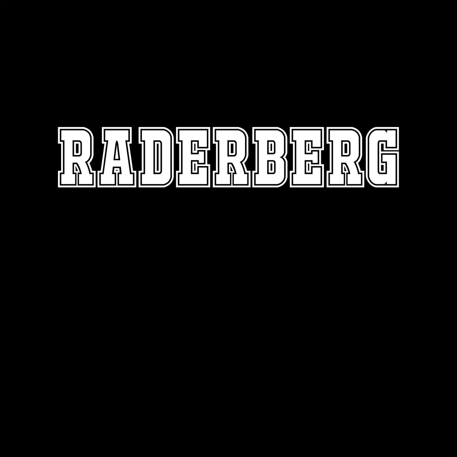 Raderberg T-Shirt »Classic«