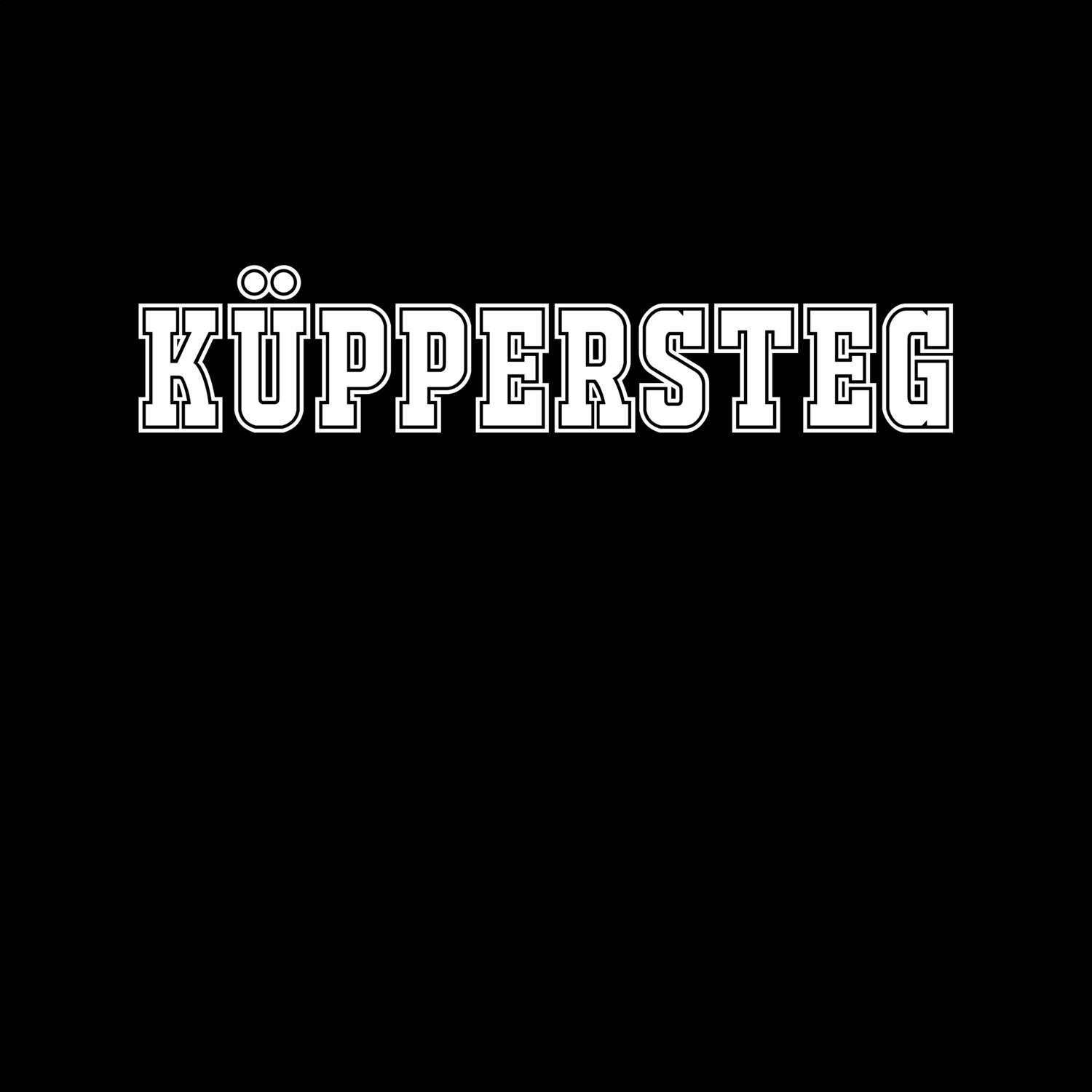 T-Shirt »Classic« für den Ort »Küppersteg«