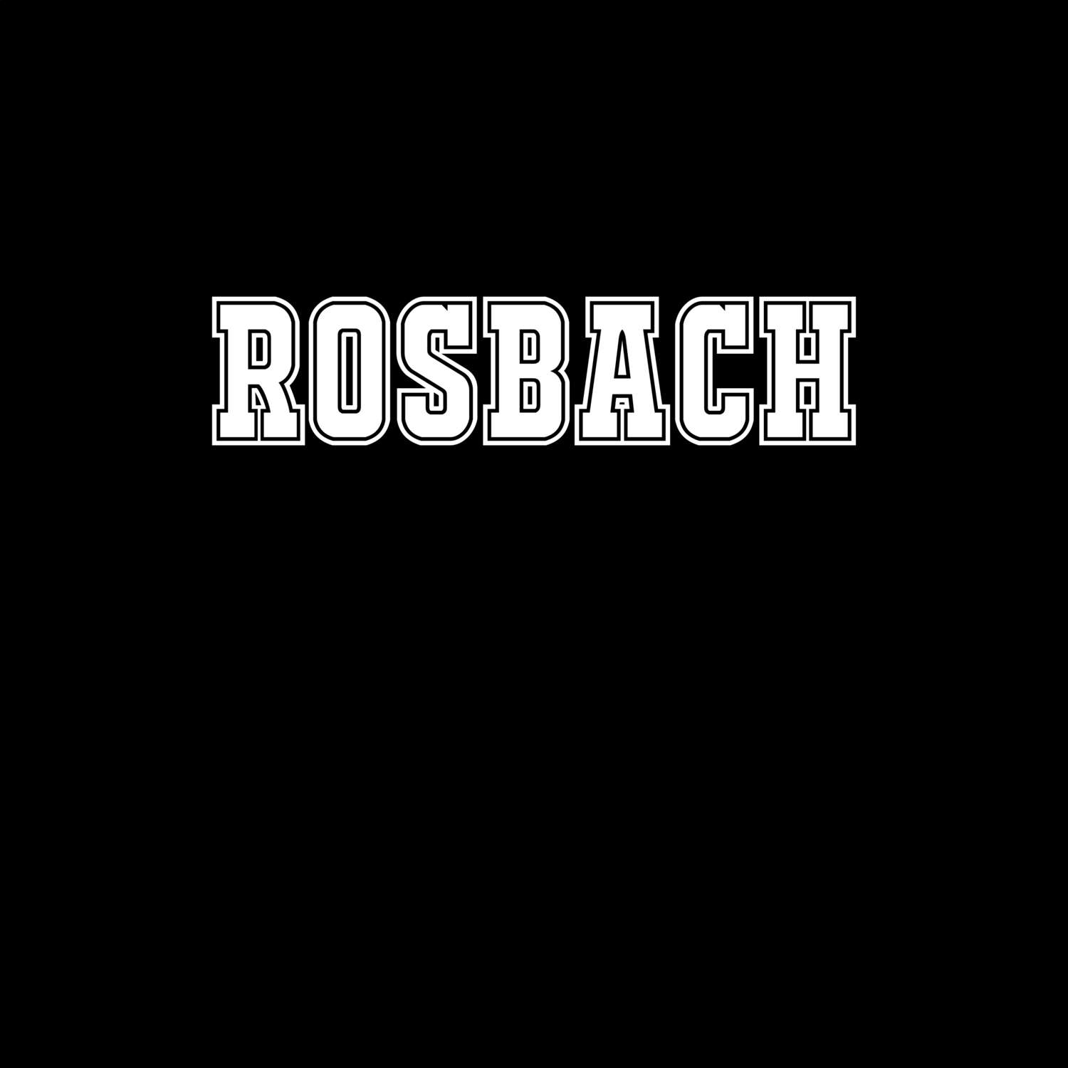 T-Shirt »Classic« für den Ort »Rosbach«