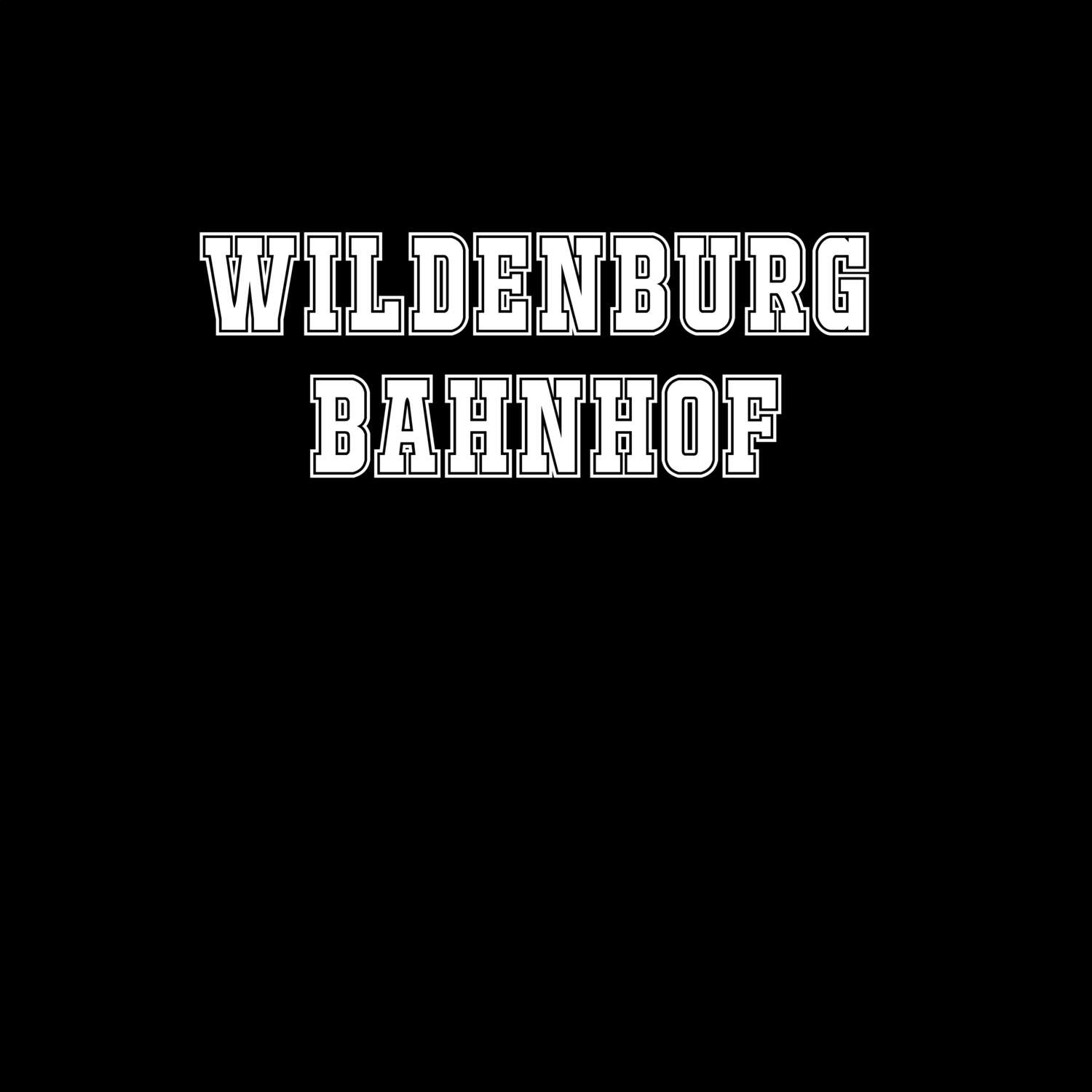 T-Shirt »Classic« für den Ort »Wildenburg Bahnhof«