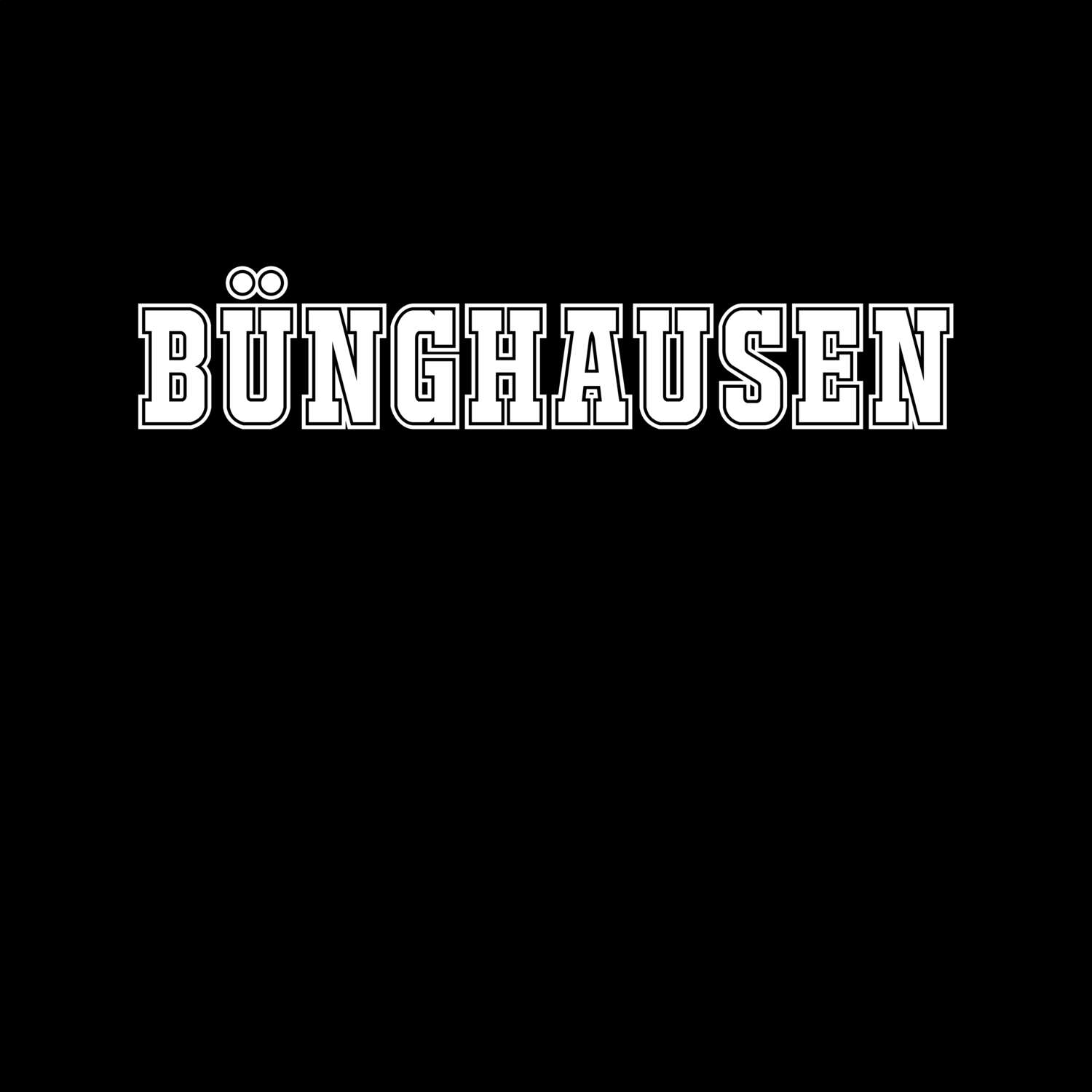 T-Shirt »Classic« für den Ort »Bünghausen«