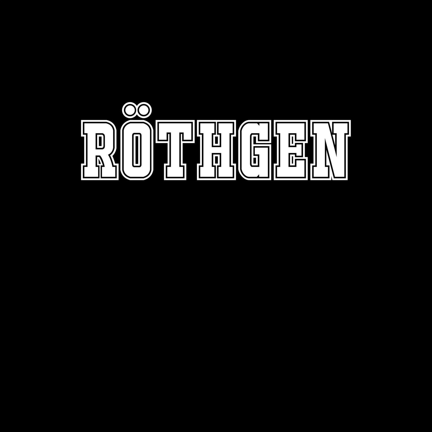 T-Shirt »Classic« für den Ort »Röthgen«