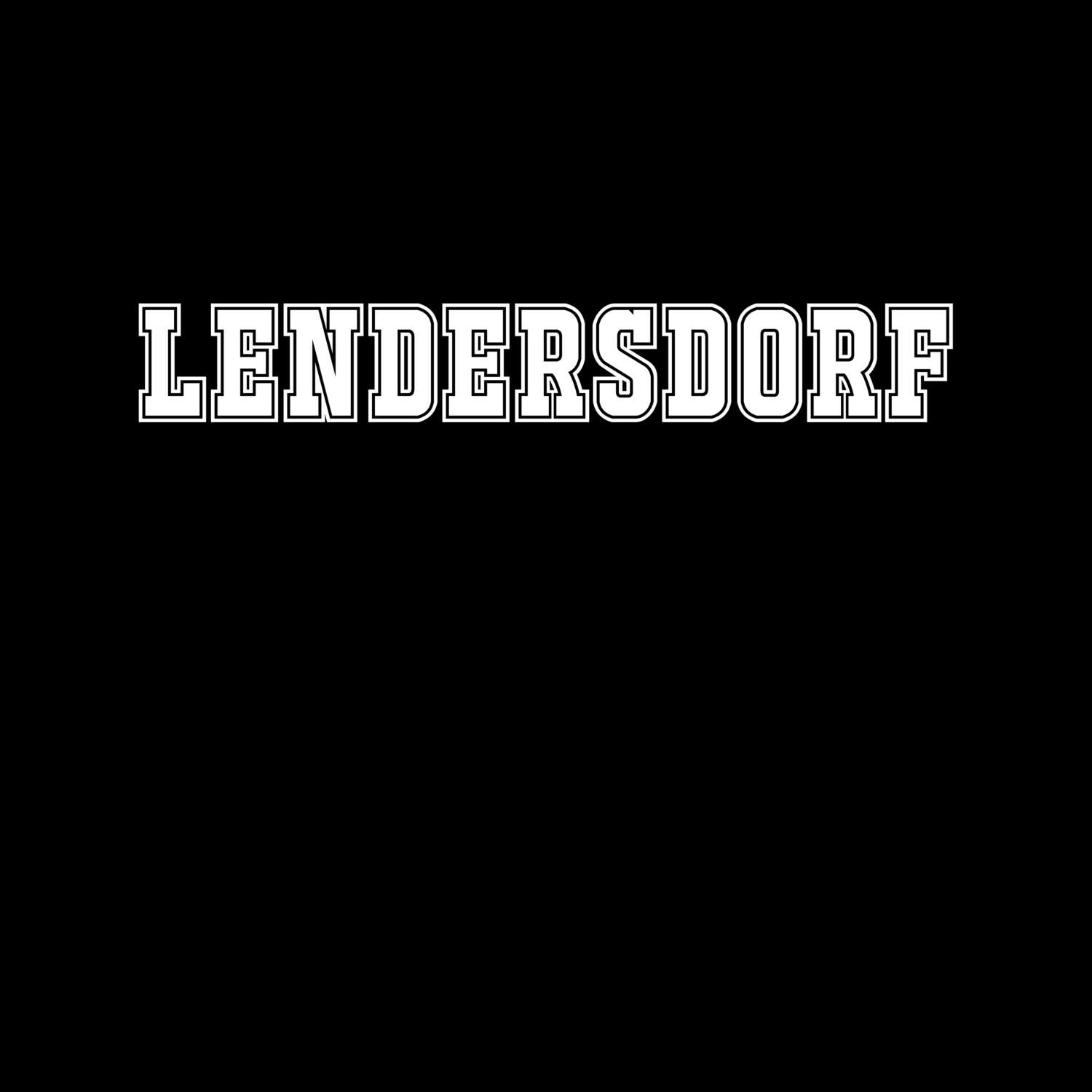 T-Shirt »Classic« für den Ort »Lendersdorf«