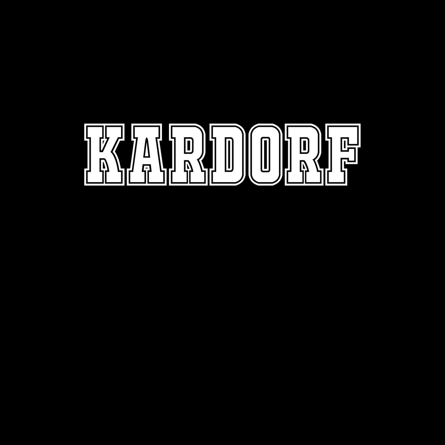 T-Shirt »Classic« für den Ort »Kardorf«