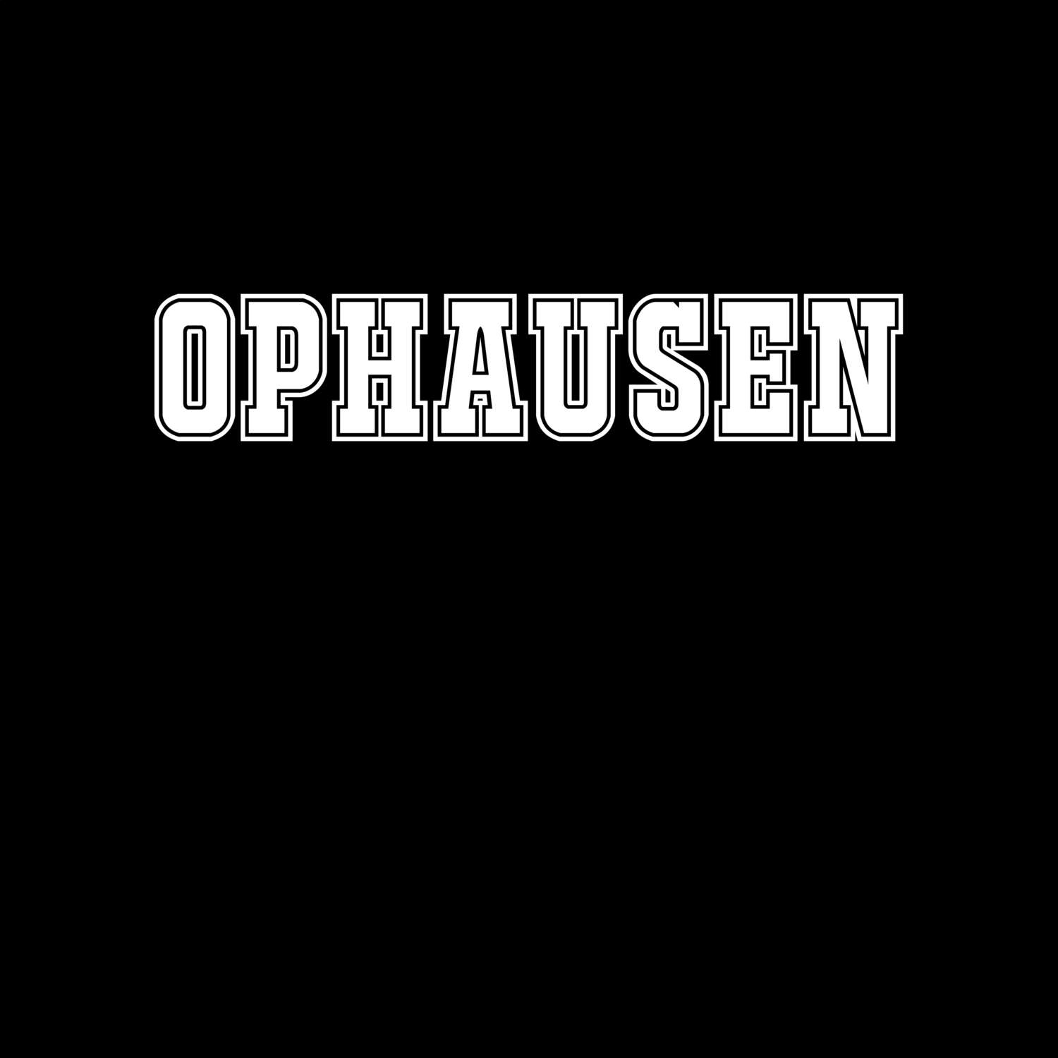 T-Shirt »Classic« für den Ort »Ophausen«