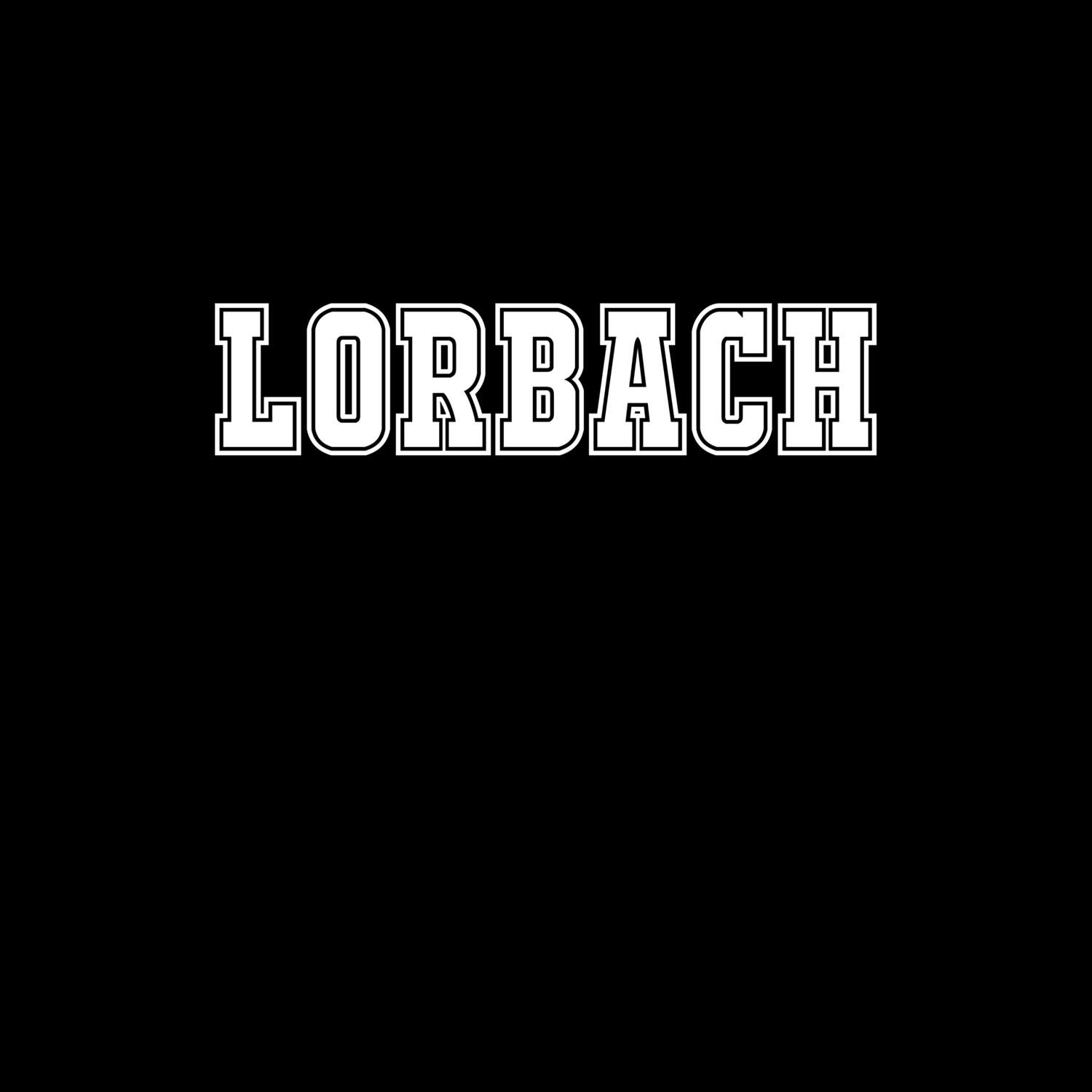 T-Shirt »Classic« für den Ort »Lorbach«