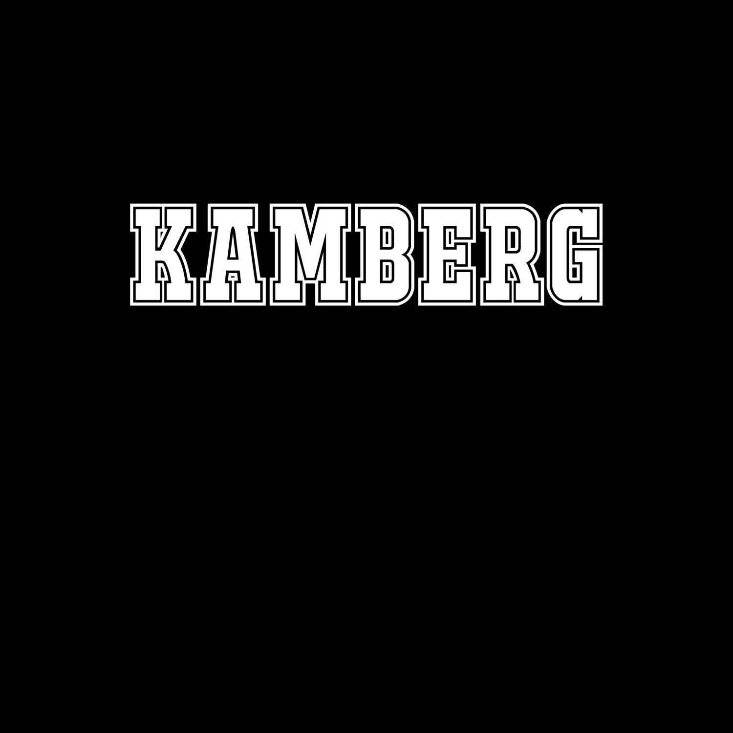 T-Shirt »Classic« für den Ort »Kamberg«