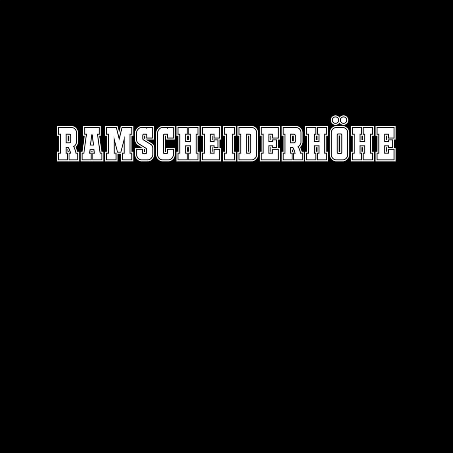 T-Shirt »Classic« für den Ort »Ramscheiderhöhe«