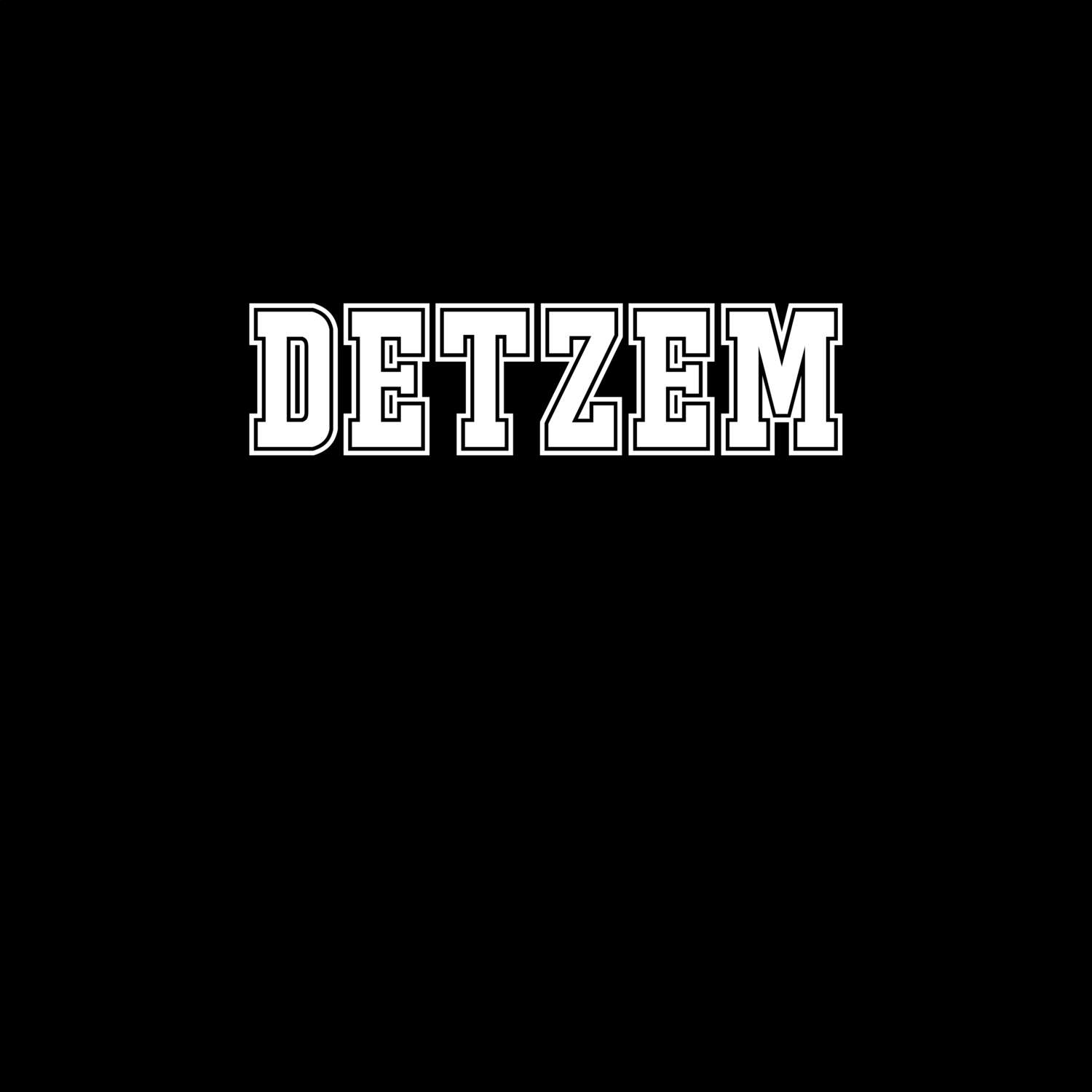 T-Shirt »Classic« für den Ort »Detzem«