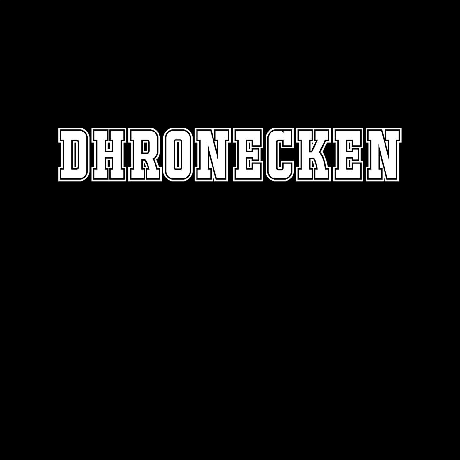 T-Shirt »Classic« für den Ort »Dhronecken«