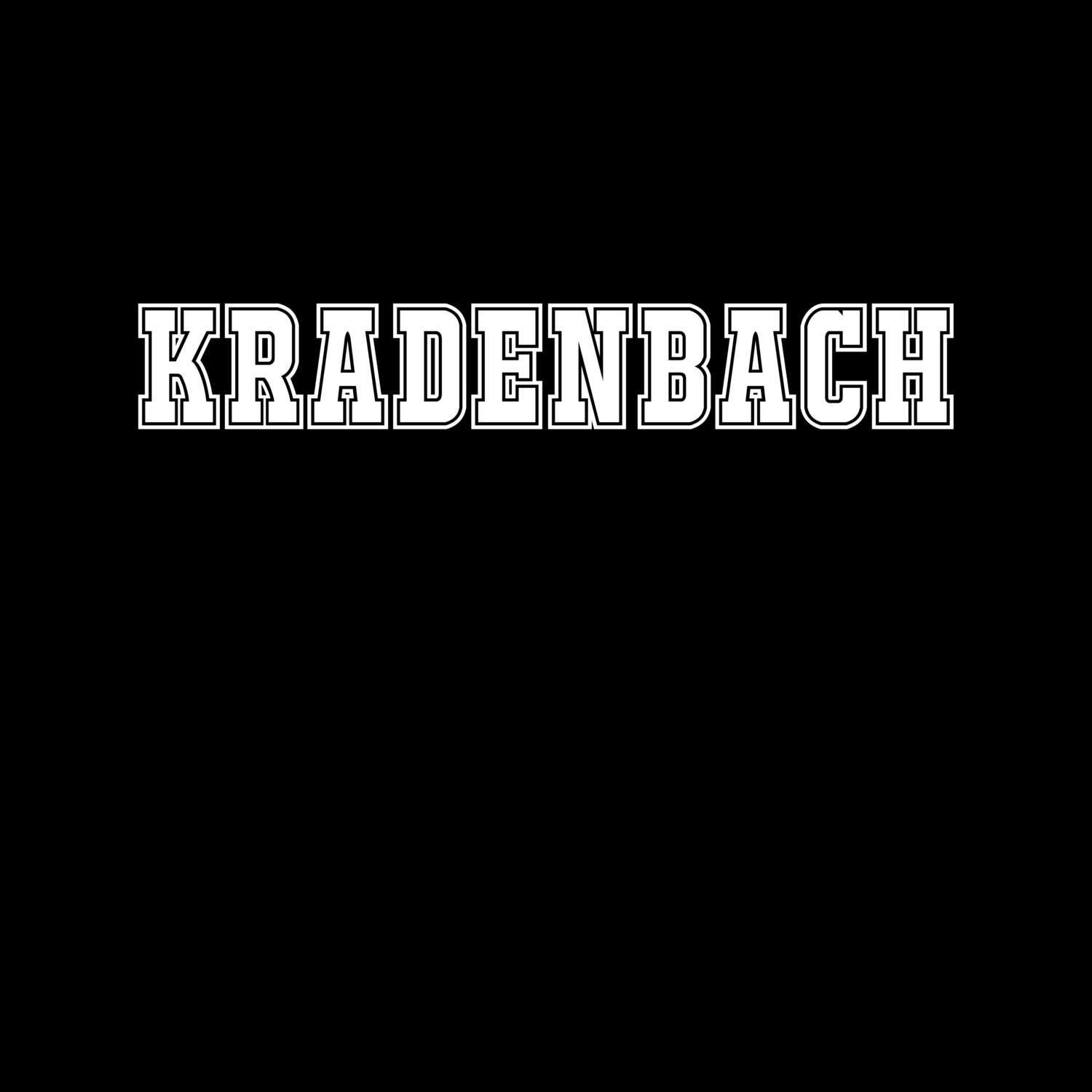 T-Shirt »Classic« für den Ort »Kradenbach«