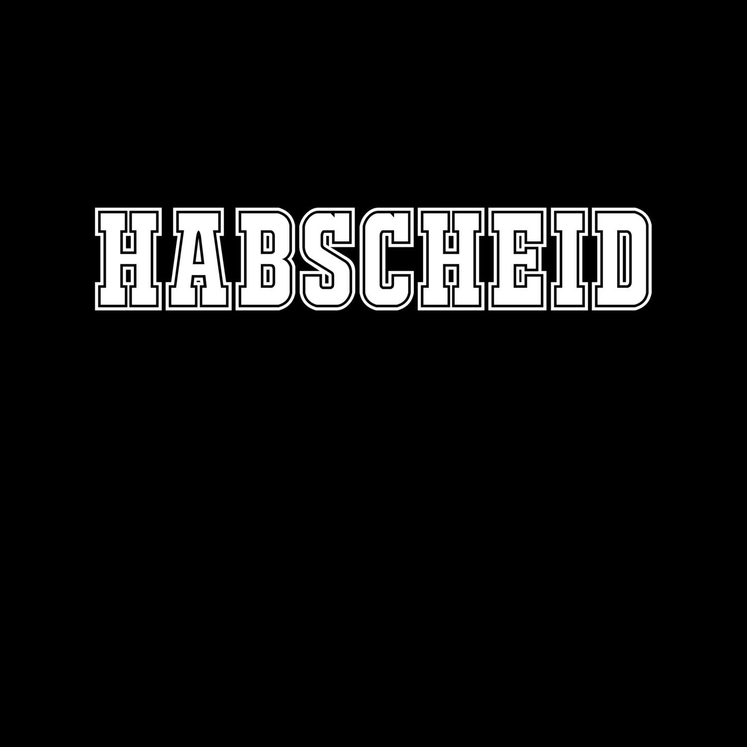 T-Shirt »Classic« für den Ort »Habscheid«