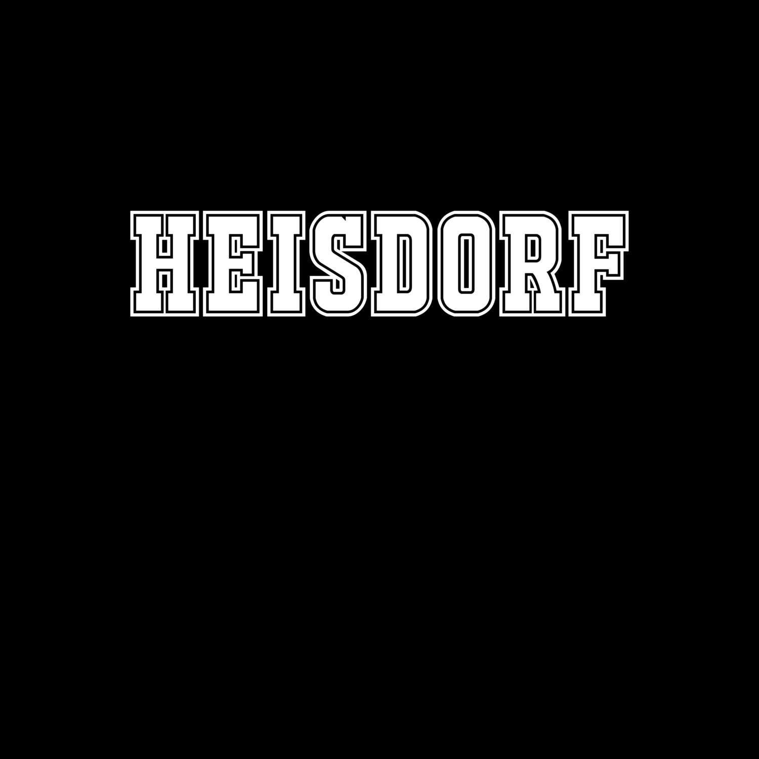 T-Shirt »Classic« für den Ort »Heisdorf«